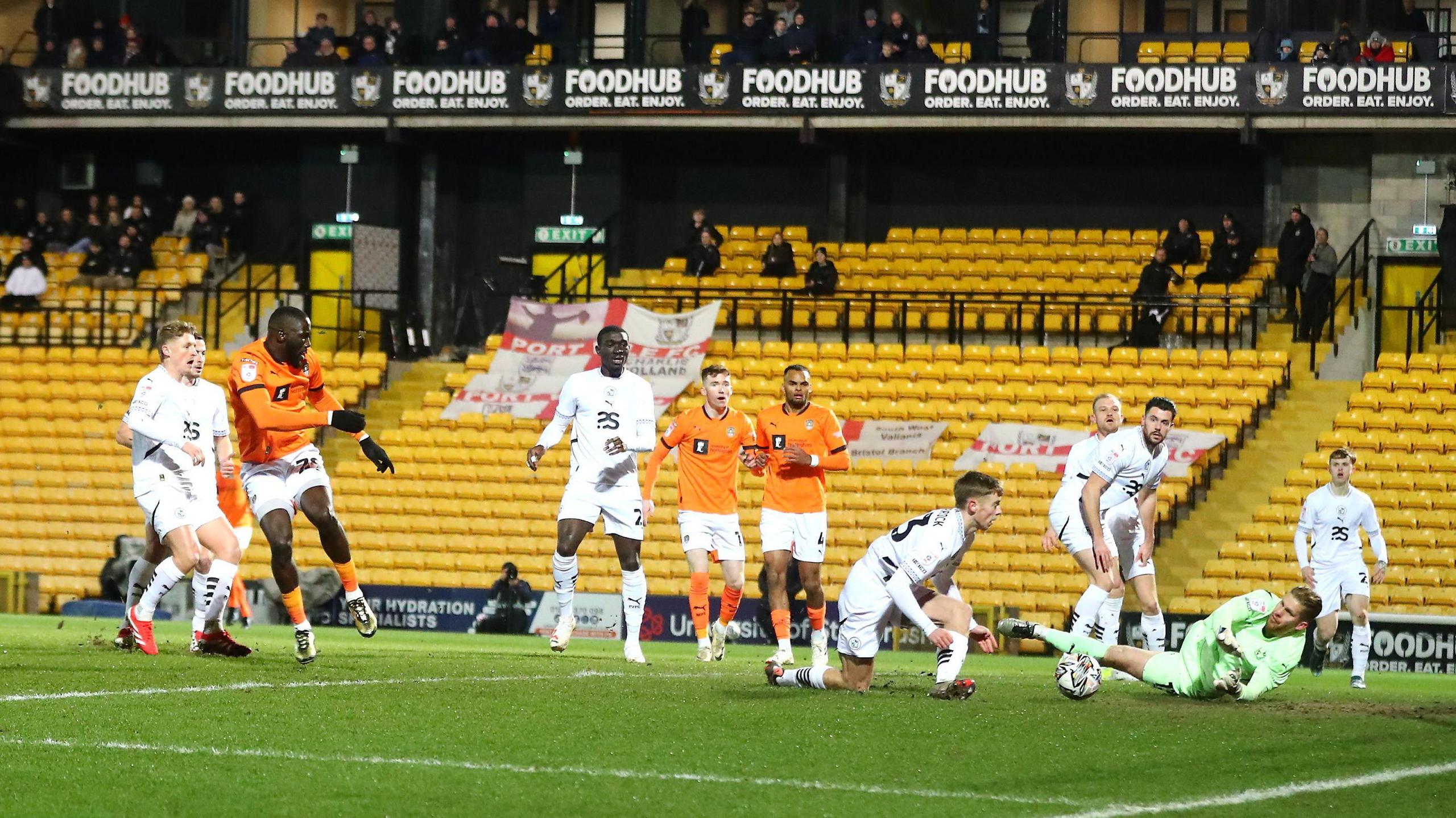 First-half chance for Notts County at Vale Park 