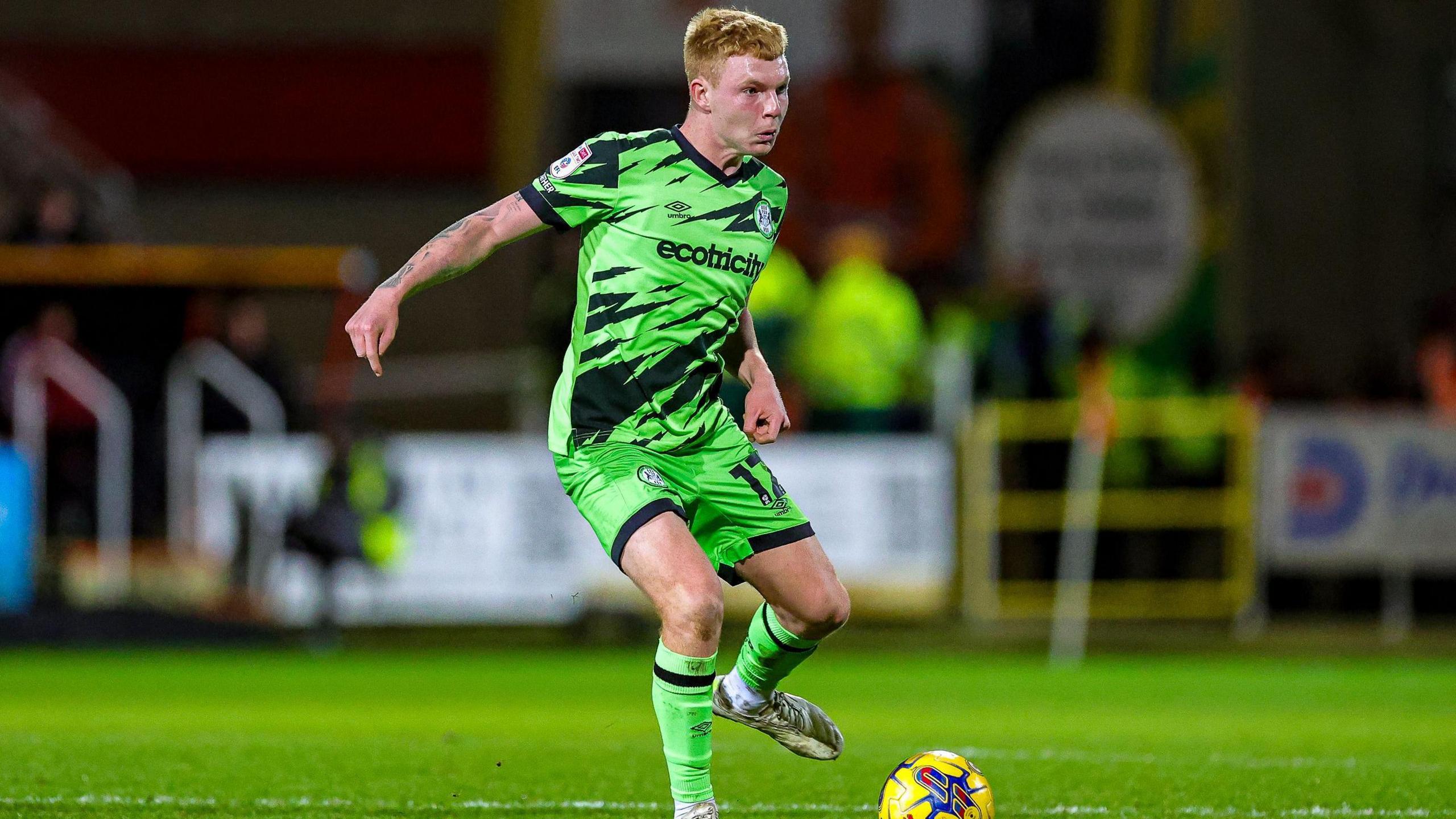 Alfie Bendle of Forest Green Rovers