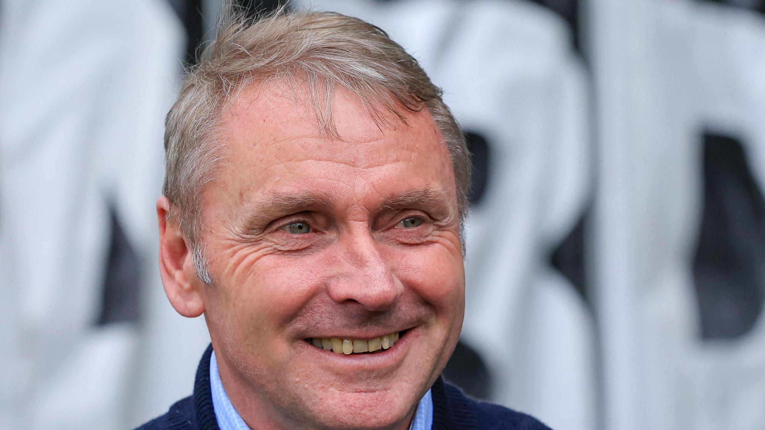 Ex-Carlisle manager Paul Simpson ahead of a match at Derby 