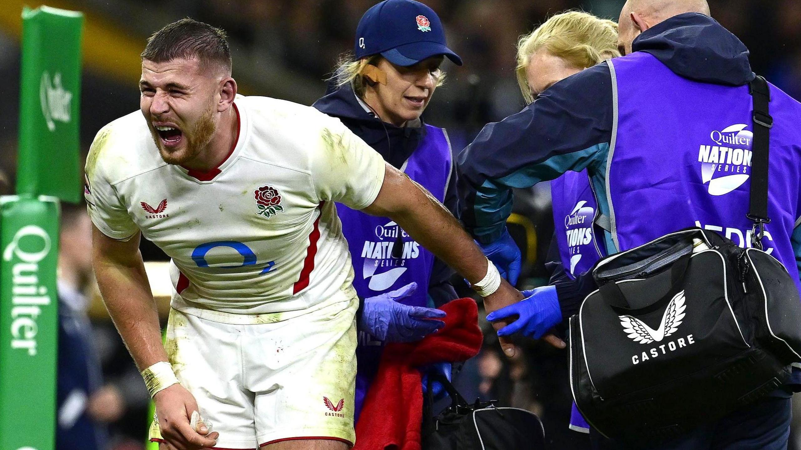 Freddie Steward against Australia