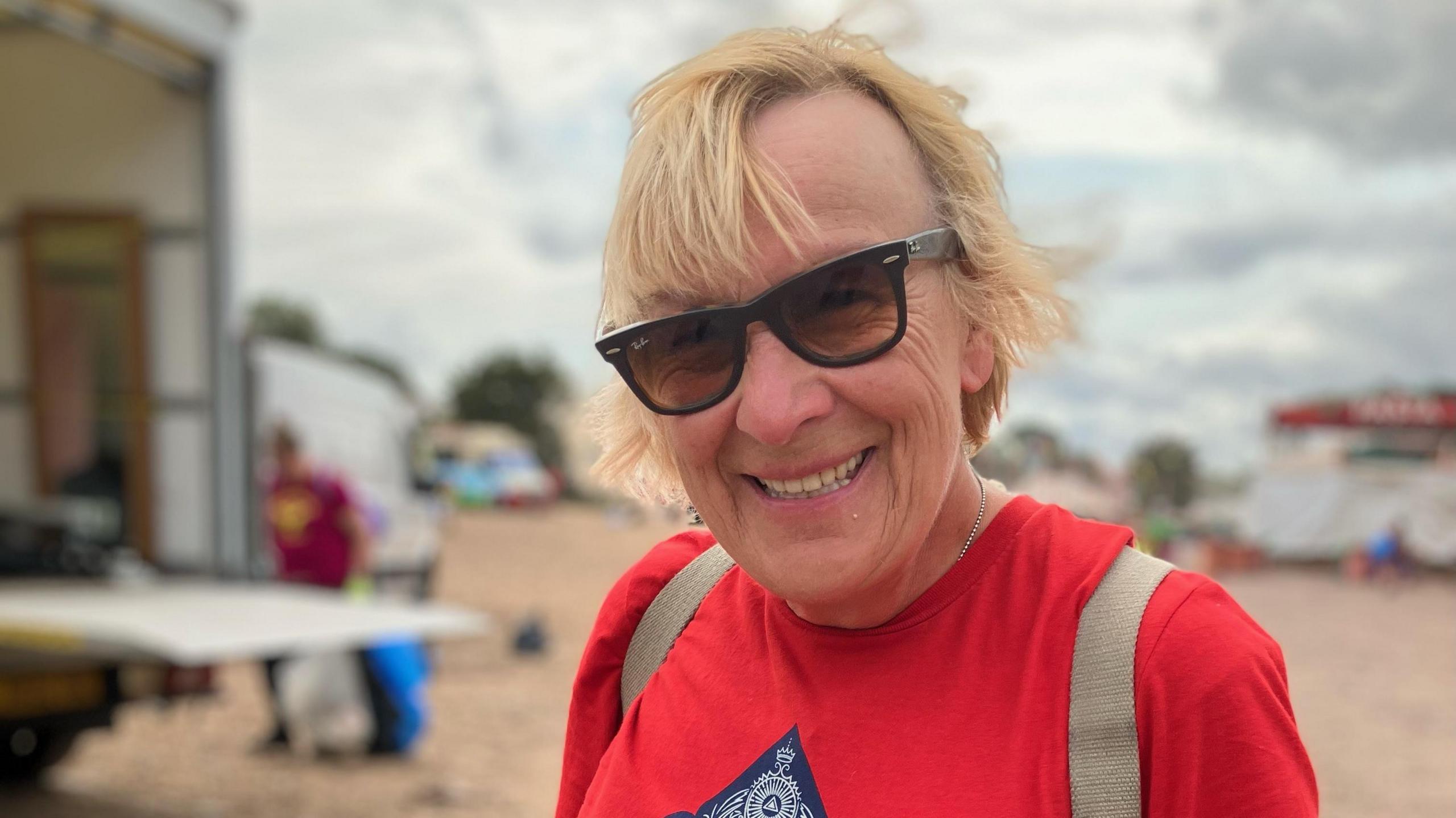 Linda O'Hare at Glastonbury Festival