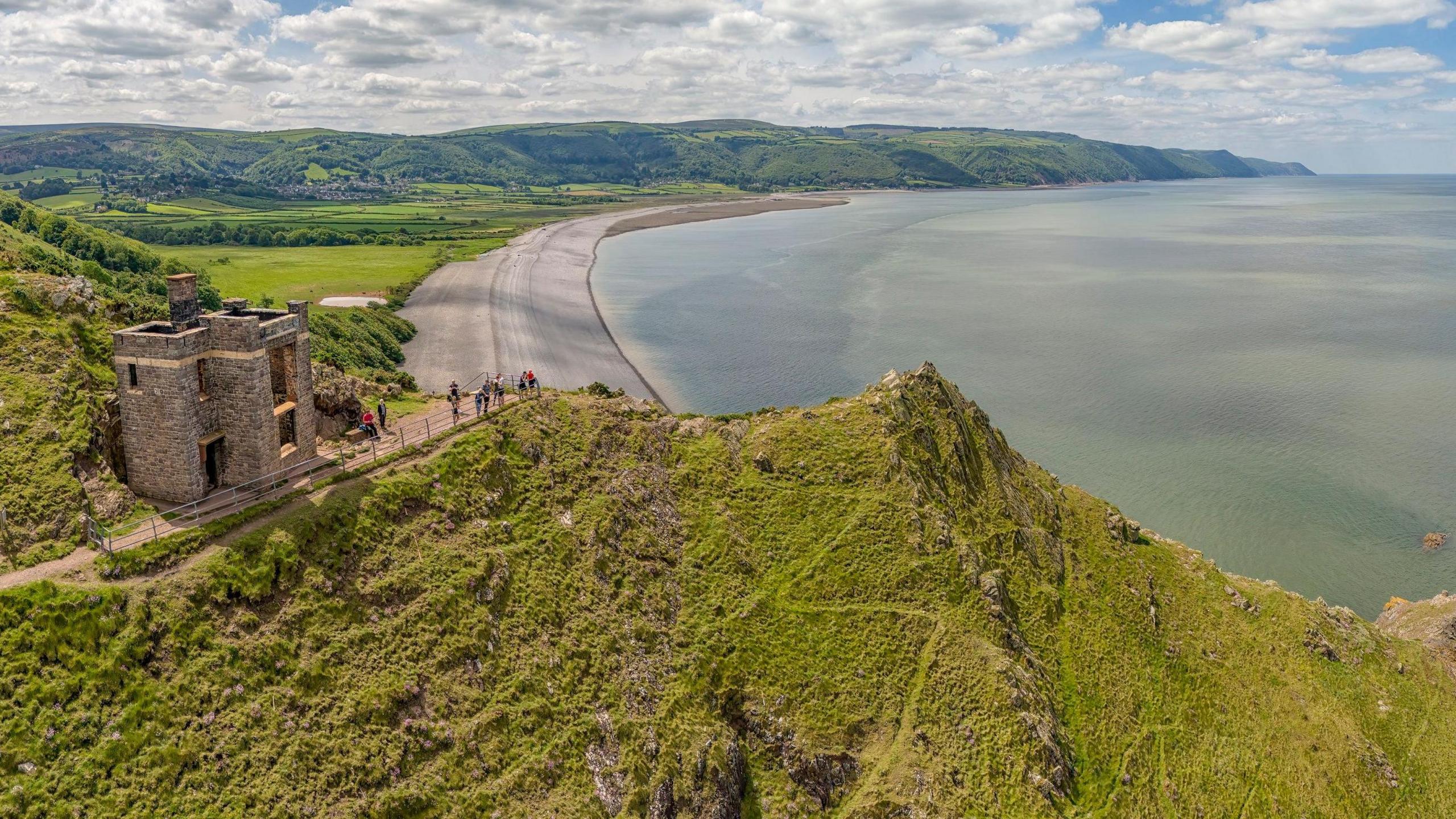 the Minehead to Bossington section of the Exmoor path