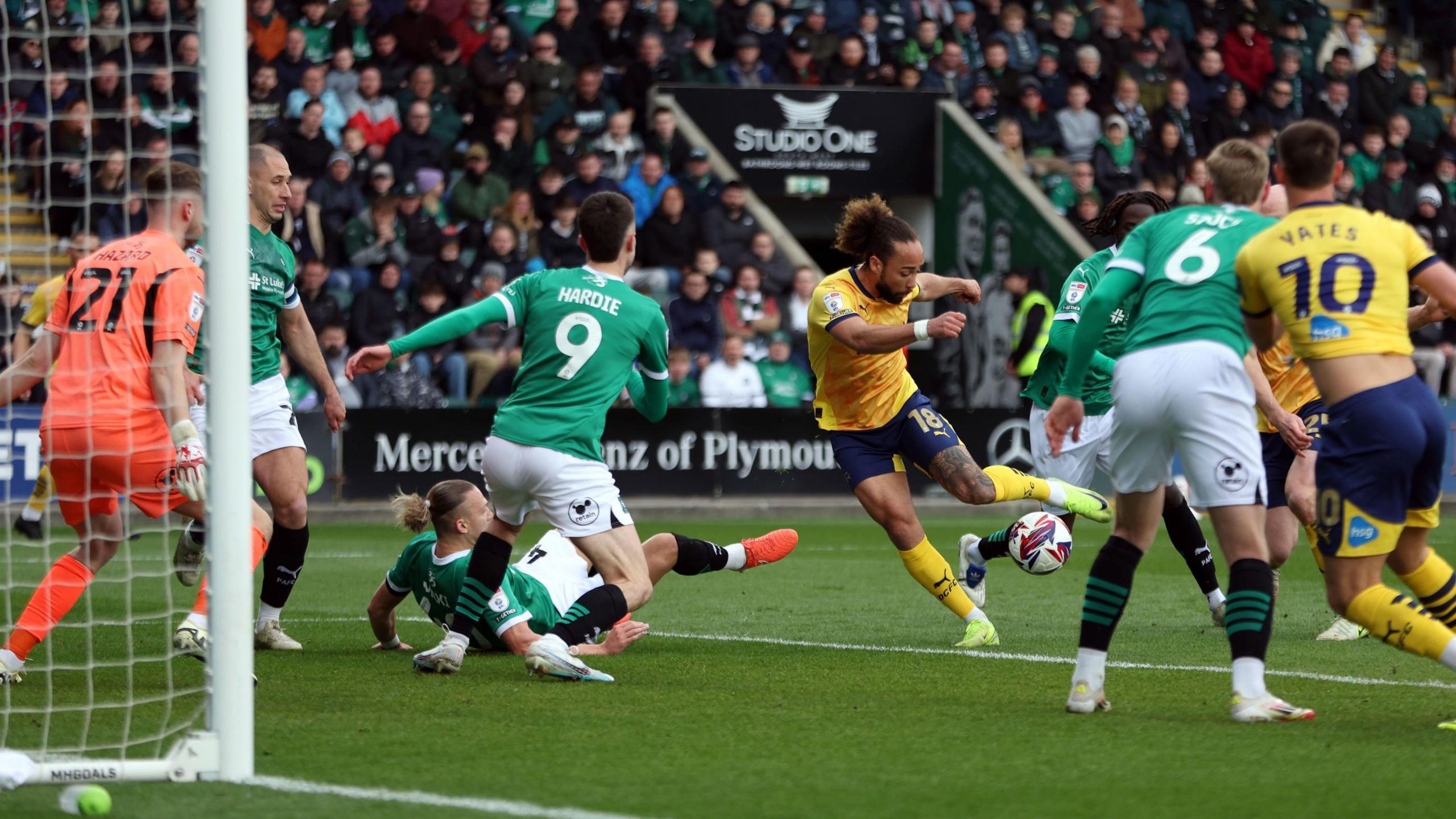 Plymouth Argyle 2-3 Derby County: Marcus Harness double keeps Rams ...