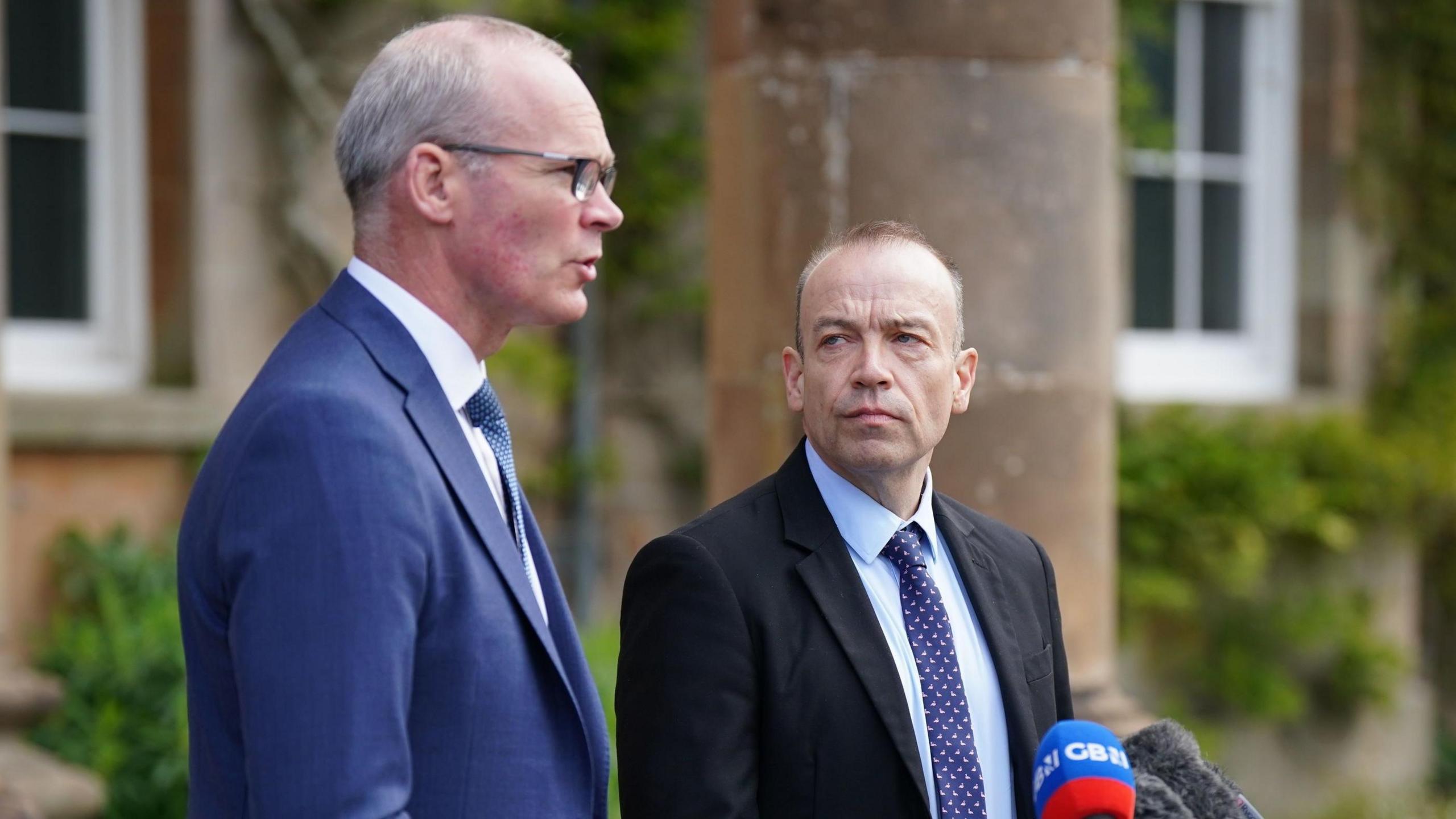 Simon Coveney and Chris Heaton-Harris 