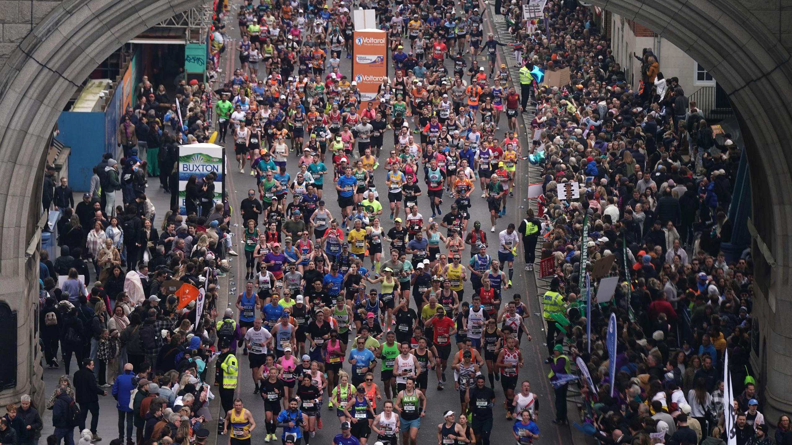 London Marathon runners