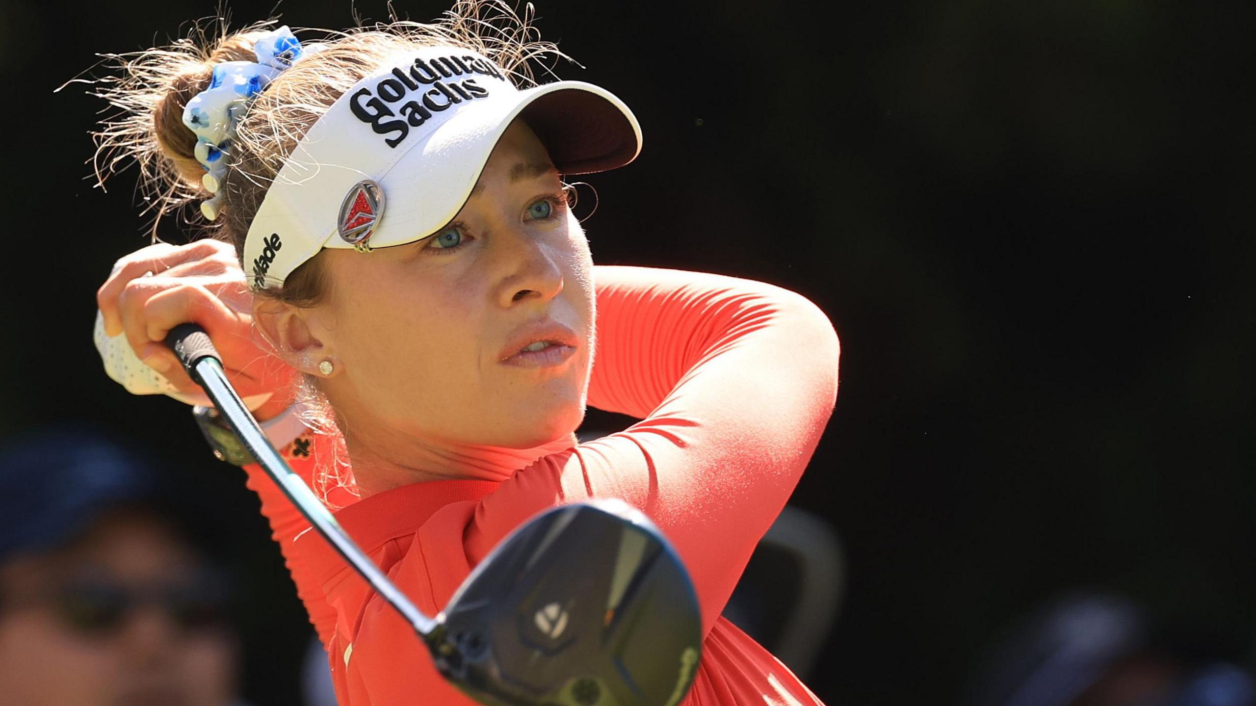 Nelly Korda in action during the third round of the US Women's Open 