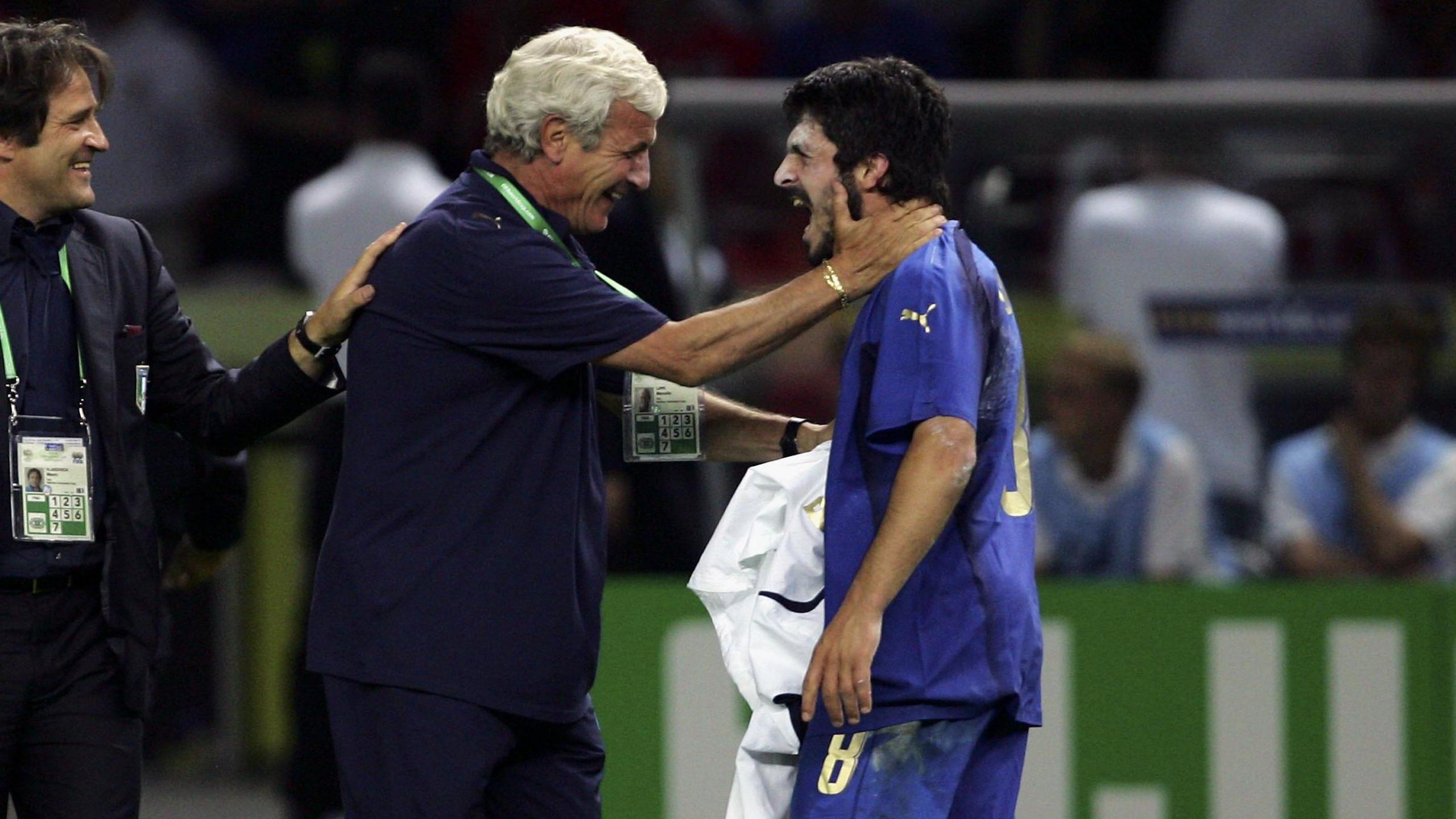 Gennaro Gattuso and Marcello Lippi