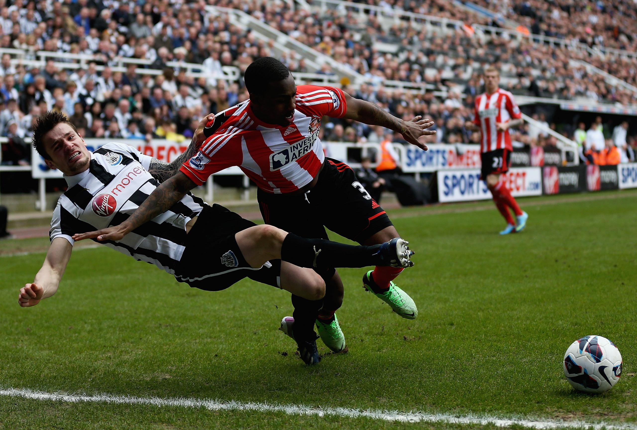 Mathieu Debuchy and Danny Rose