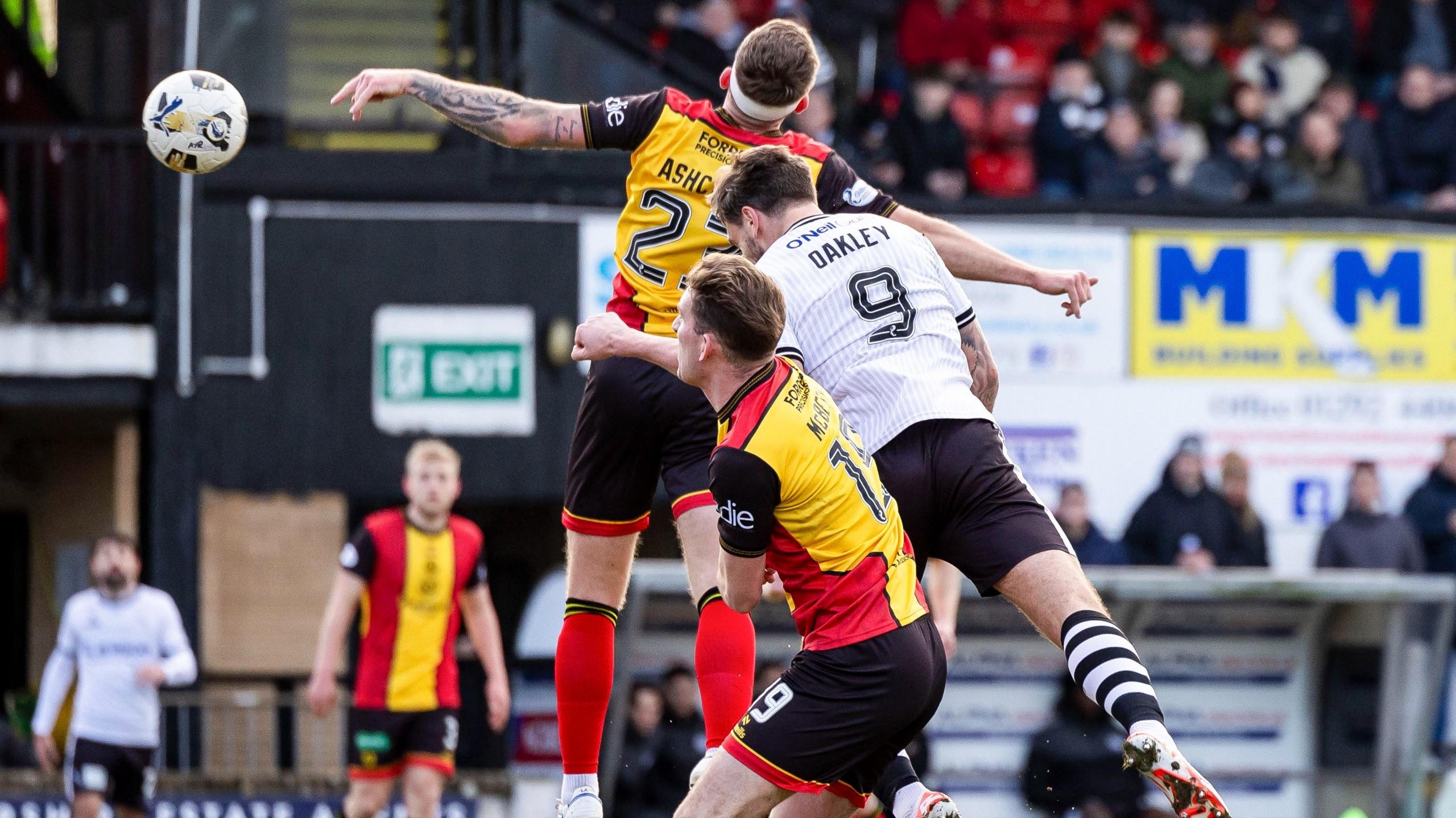 George Oakley scores for Ayr United