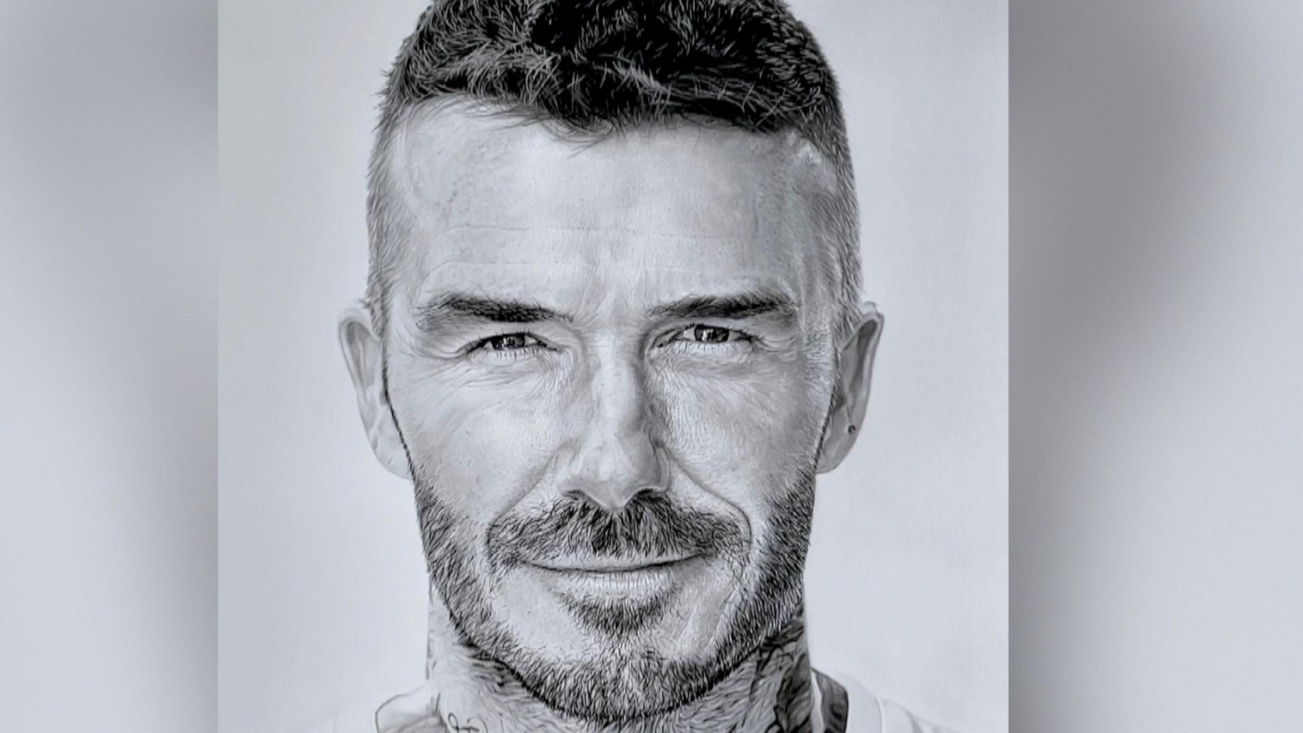 The Football Star Artist Who Is living The Dream BBC News