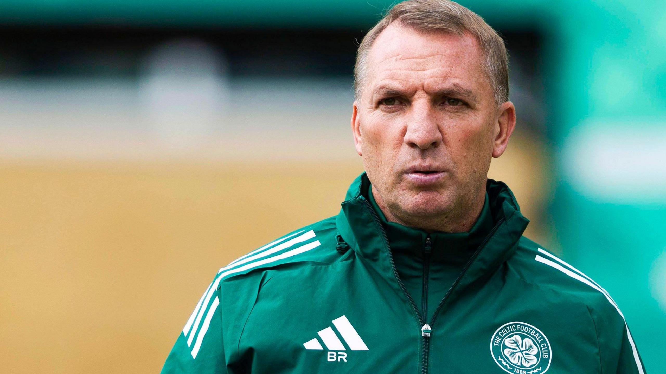Manager Brendan Rodgers during a Celtic training session at the Lennoxtown Training Centre