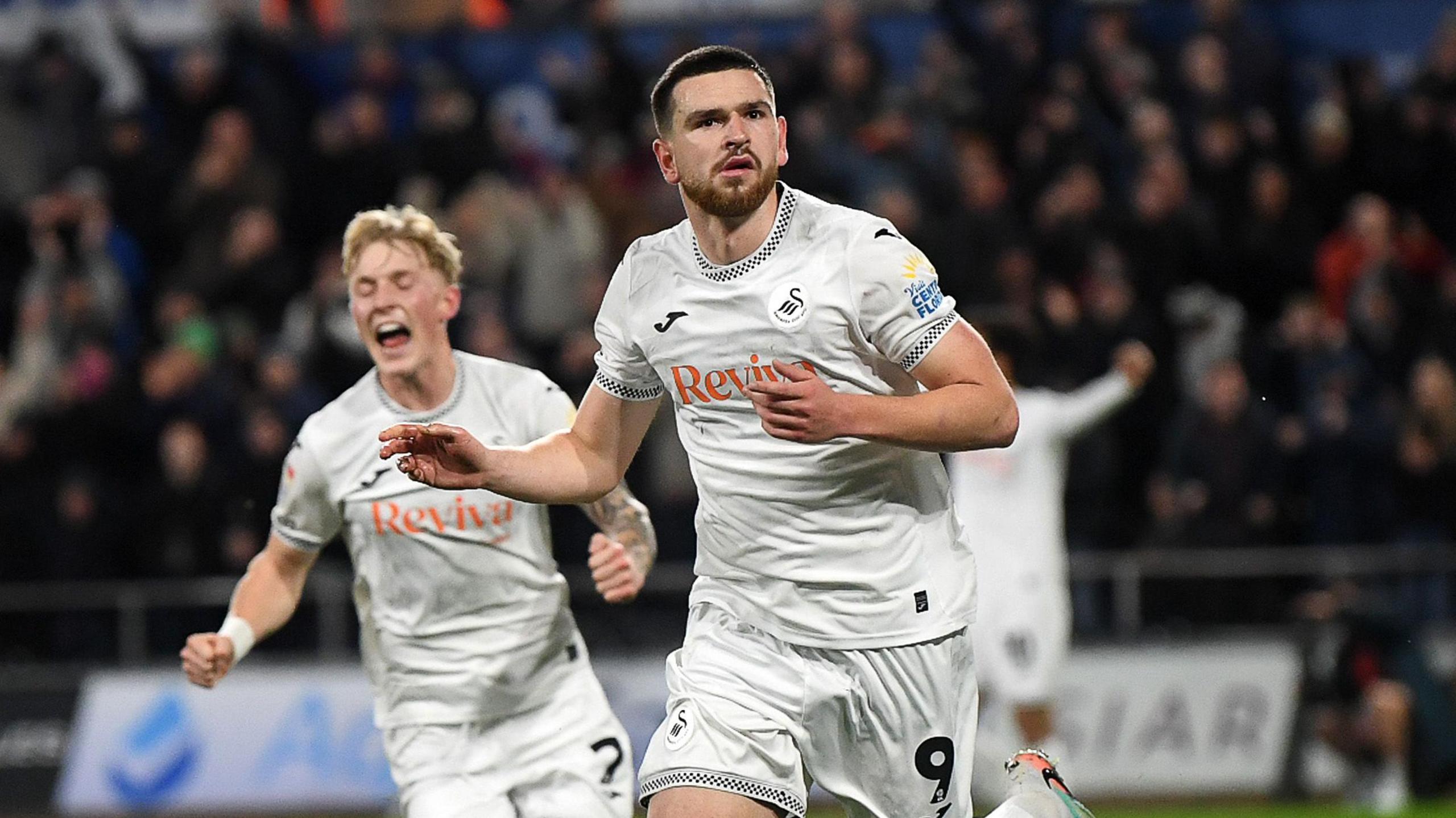 Zan Vipotnik celebrates