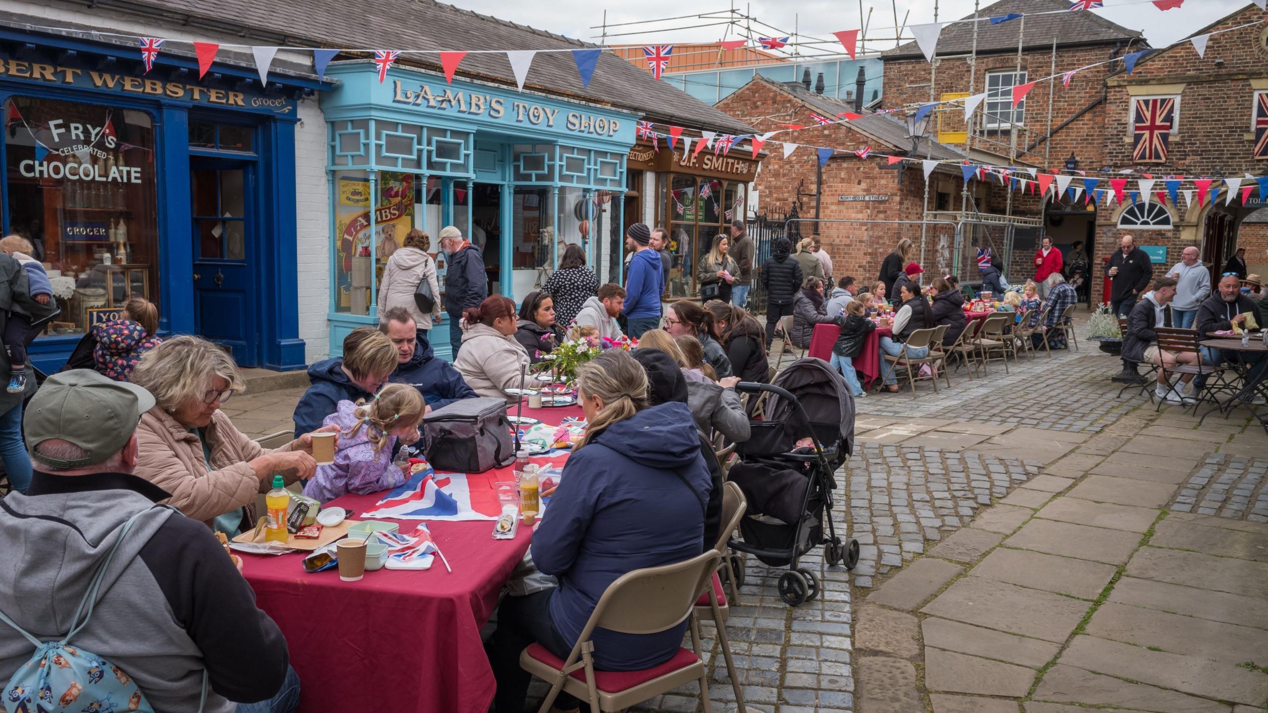 A street party at Preston Park Museum on 5 May