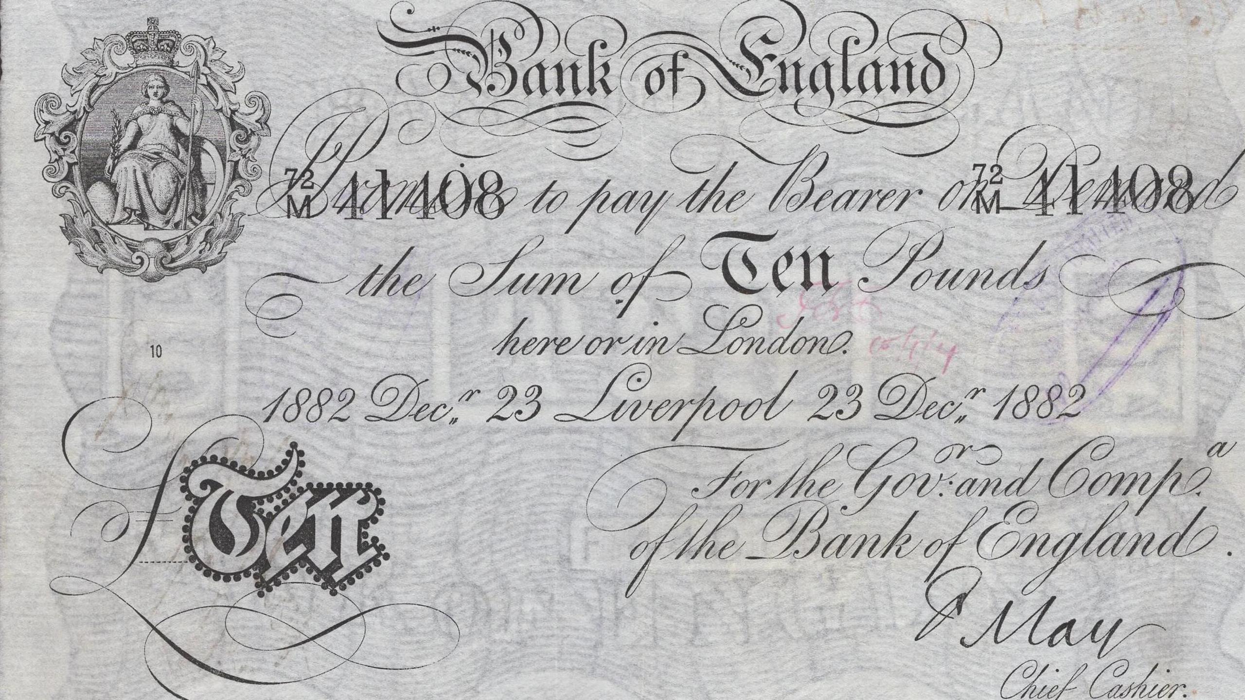 Liverpool: Rare £100 banknote fetches £32,000 at auction - BBC News