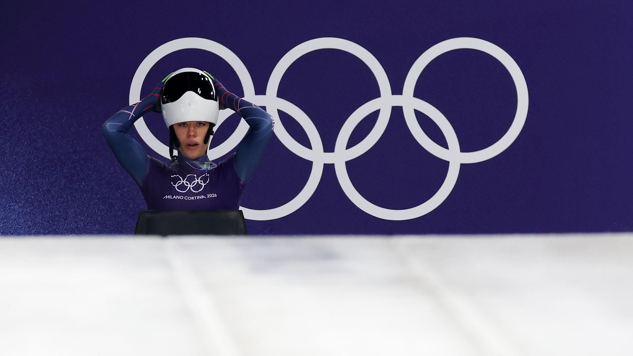 Team GB's Tabitha Stoecker competing at Winter Olympics