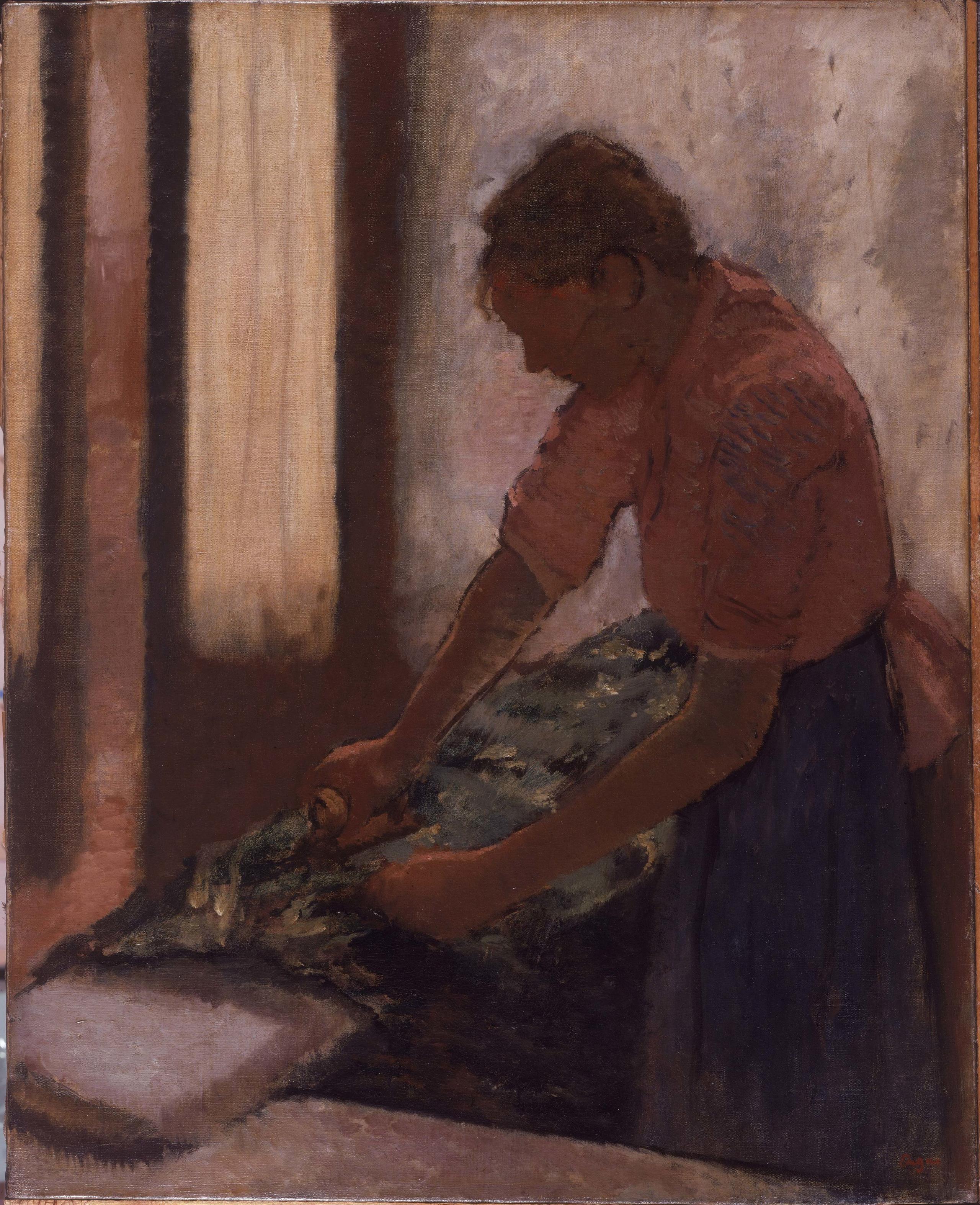 Woman Ironing by Edgar Degas