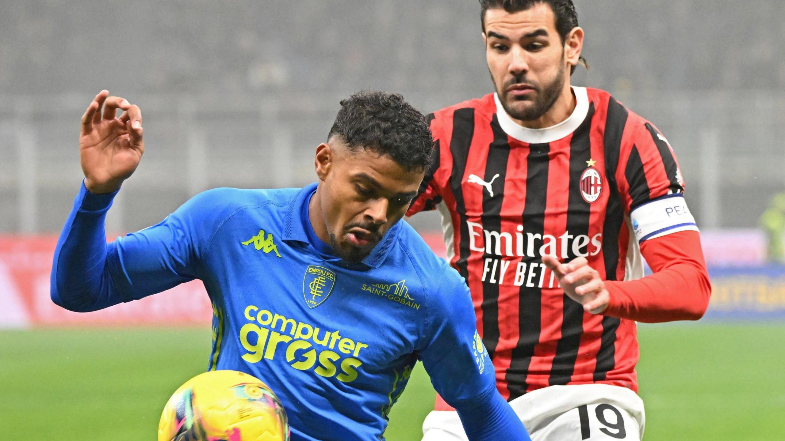 Tino Anjorin playing at San Siro