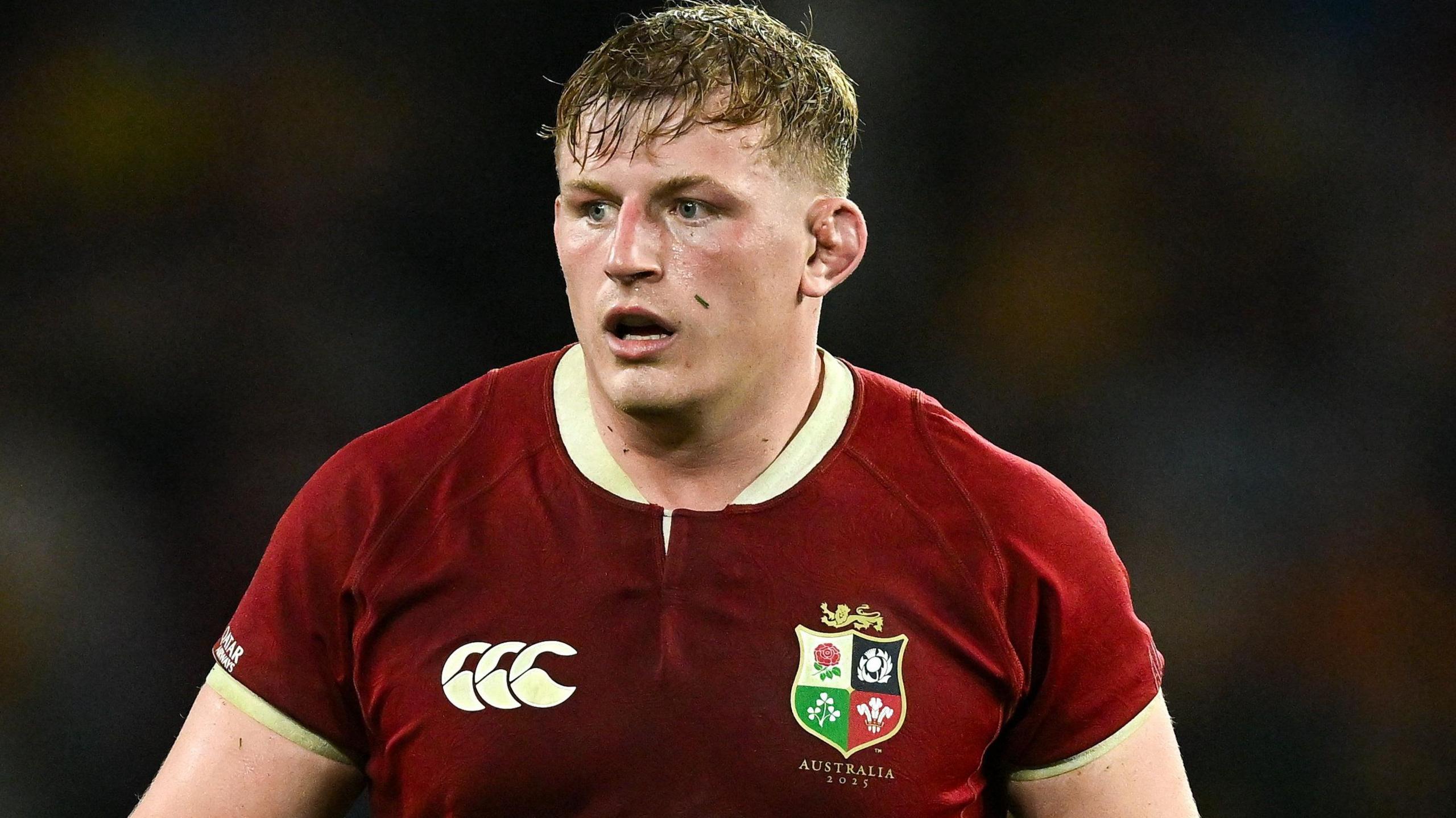 Wales flanker Jac Morgan in action for the Lions against Australia