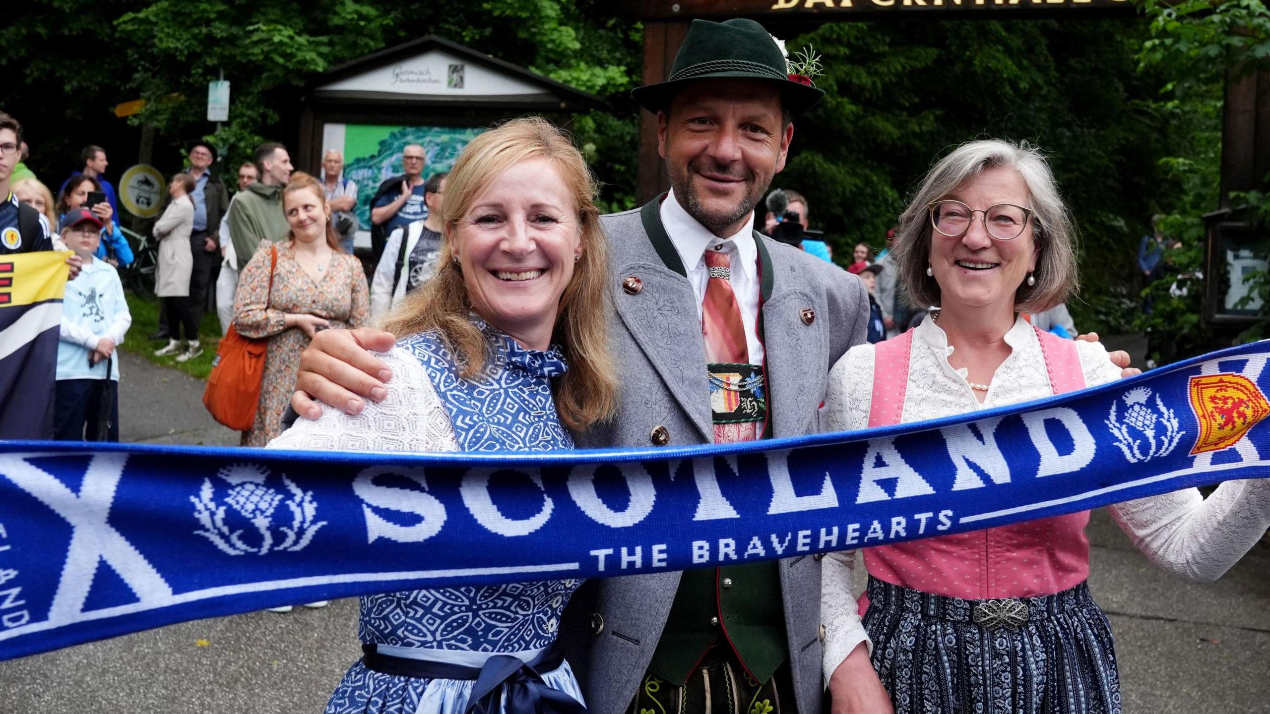 Germans at Scotland's Euro 2024 camp