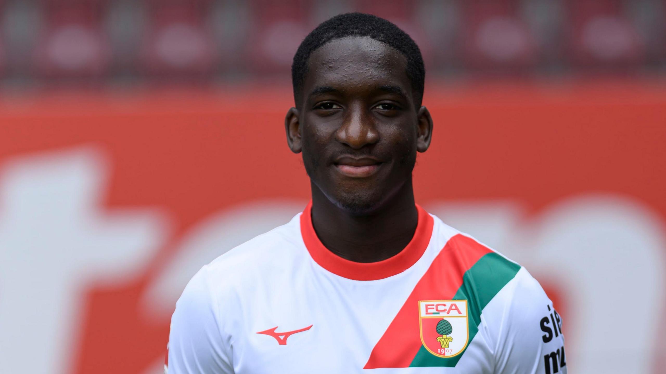 Kyliane Dong during a pre-season photoshoot at FC Augsburg last season