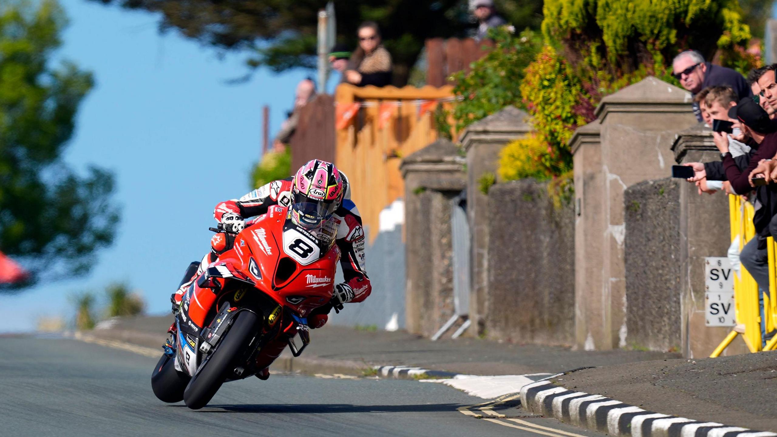 Davey Todd on the Milwaukee BMW