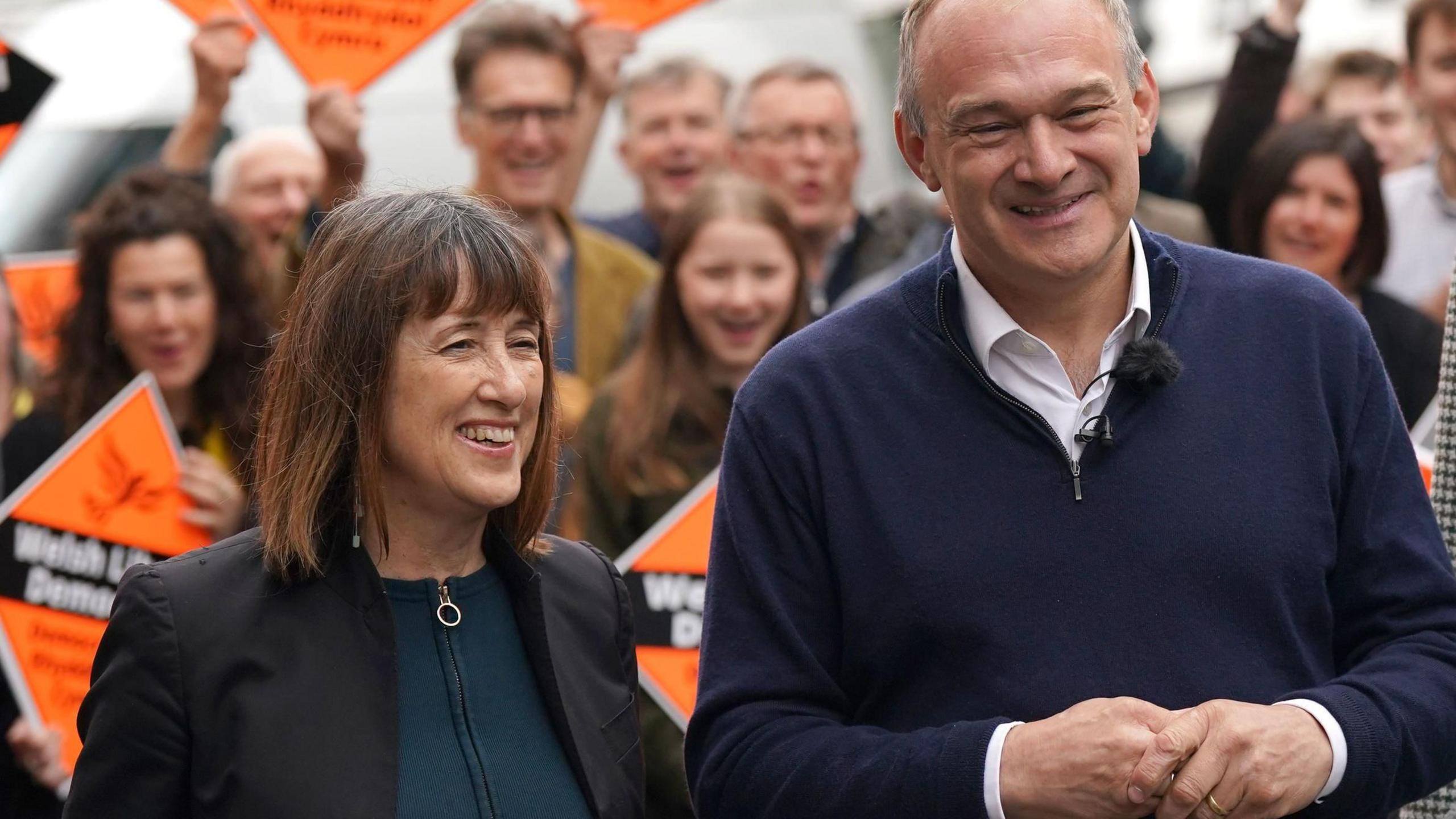 Jane Dodds ac Ed Davey 