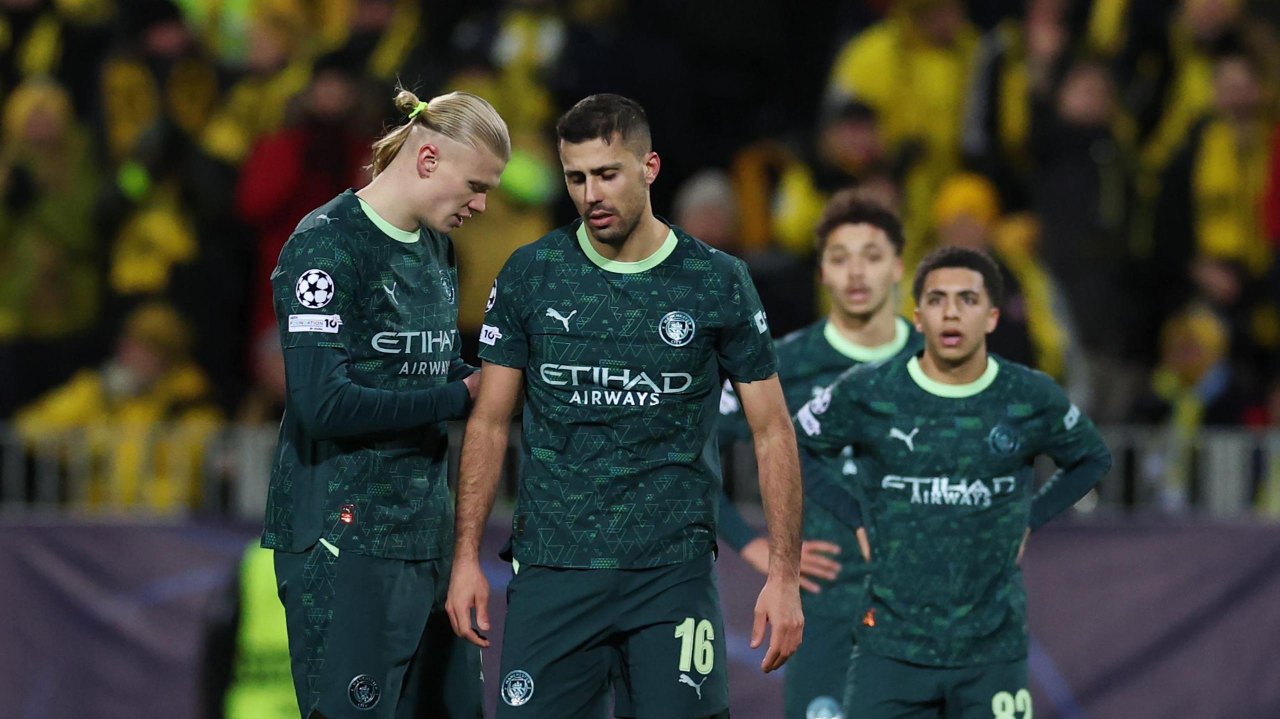 Man City dejected