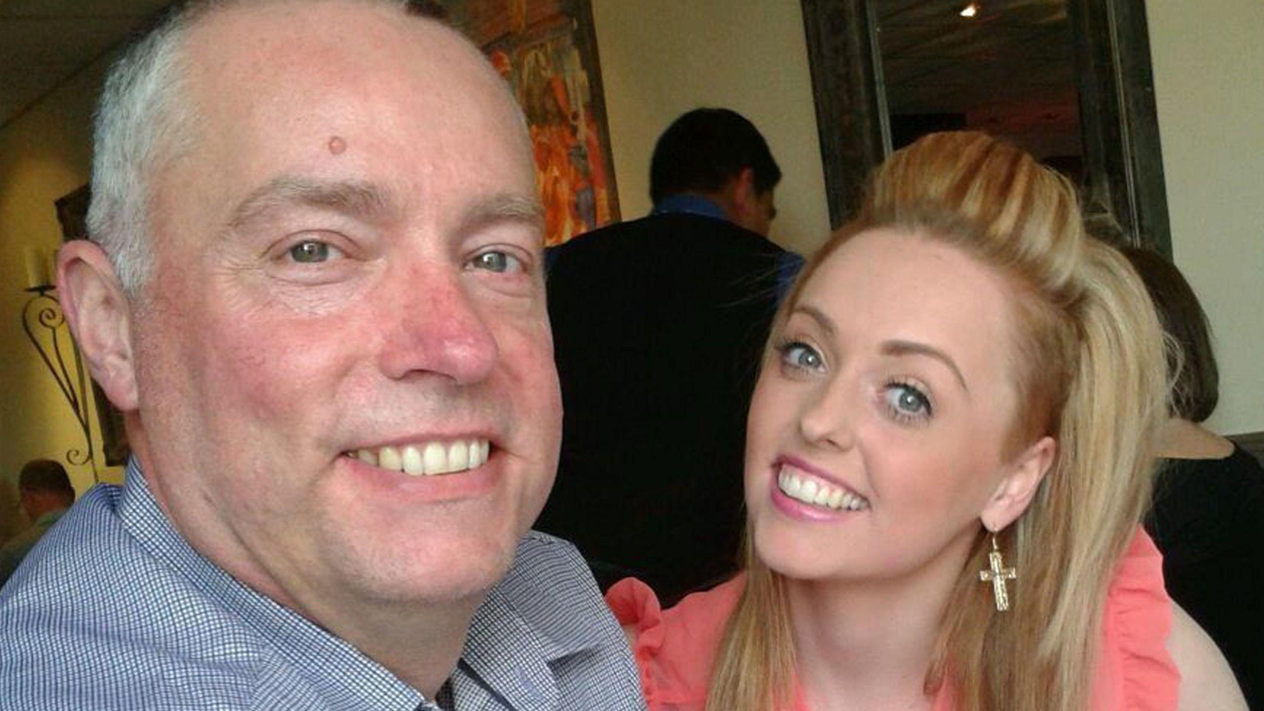 Nick Gazzard smiling with his daughter Hollie, who was fatally attacked by her ex-boyfriend in 2014