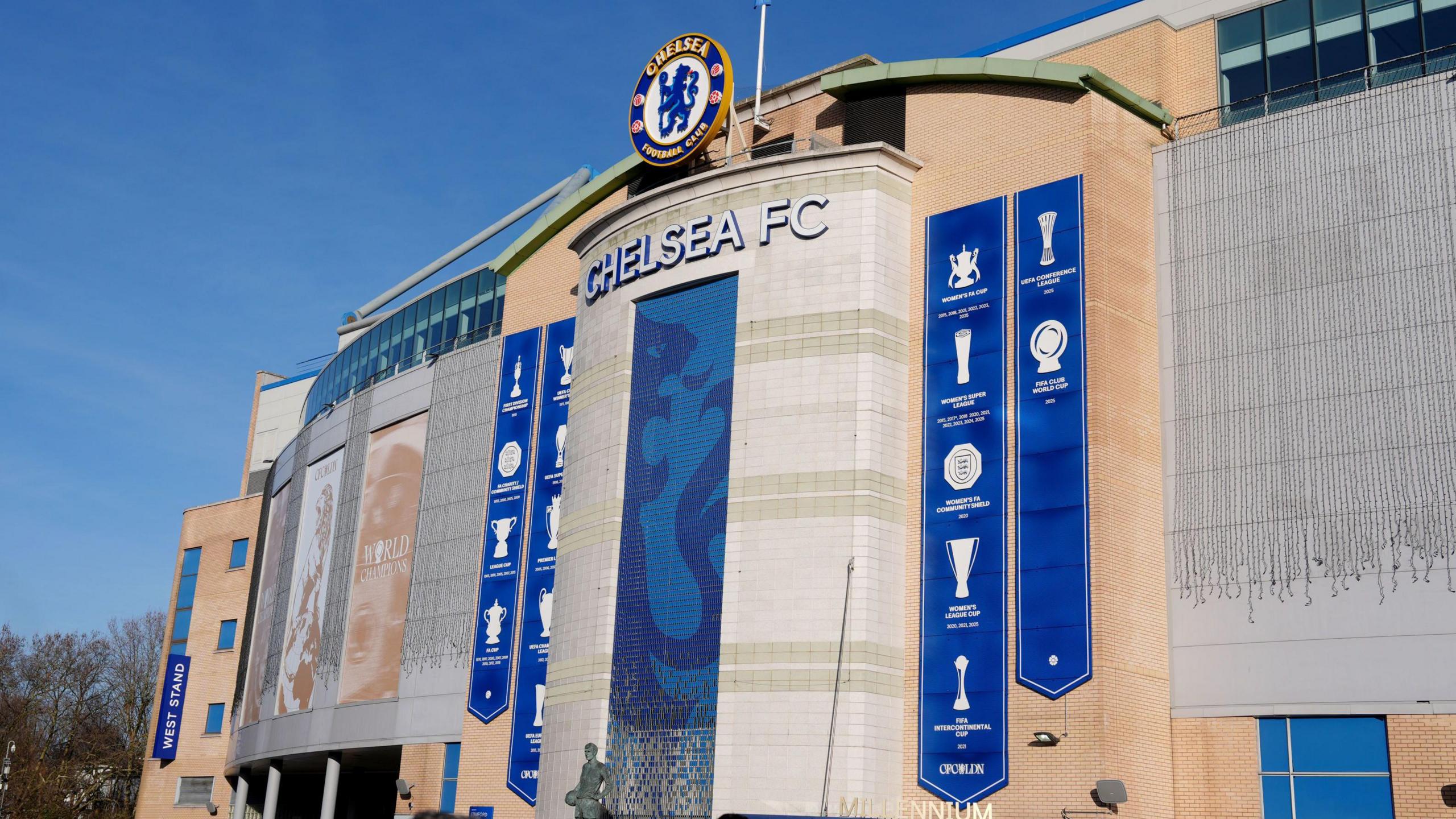 General view of Stamford Bridge
