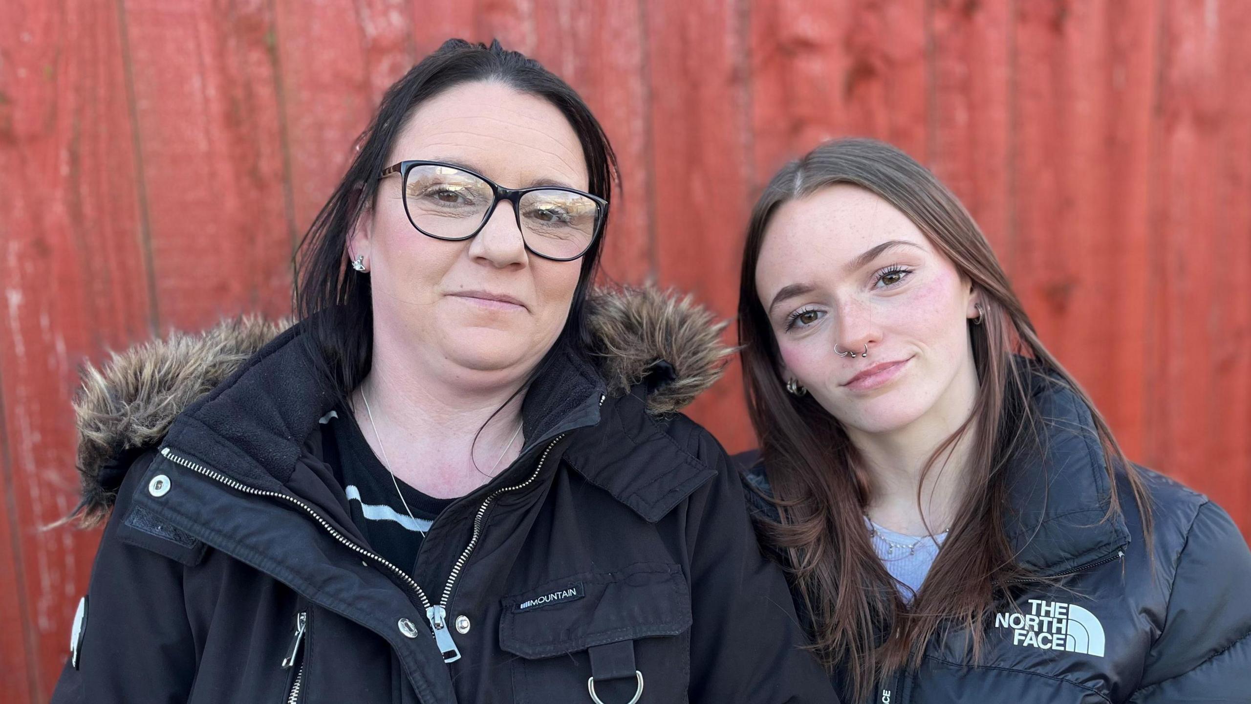 Jacqueline Falcon with her daughter, Summer