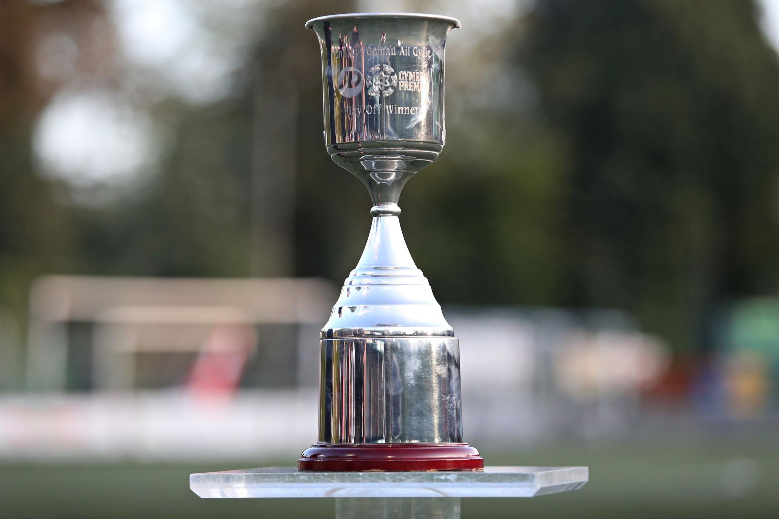 Cymru Premier play-off trophy