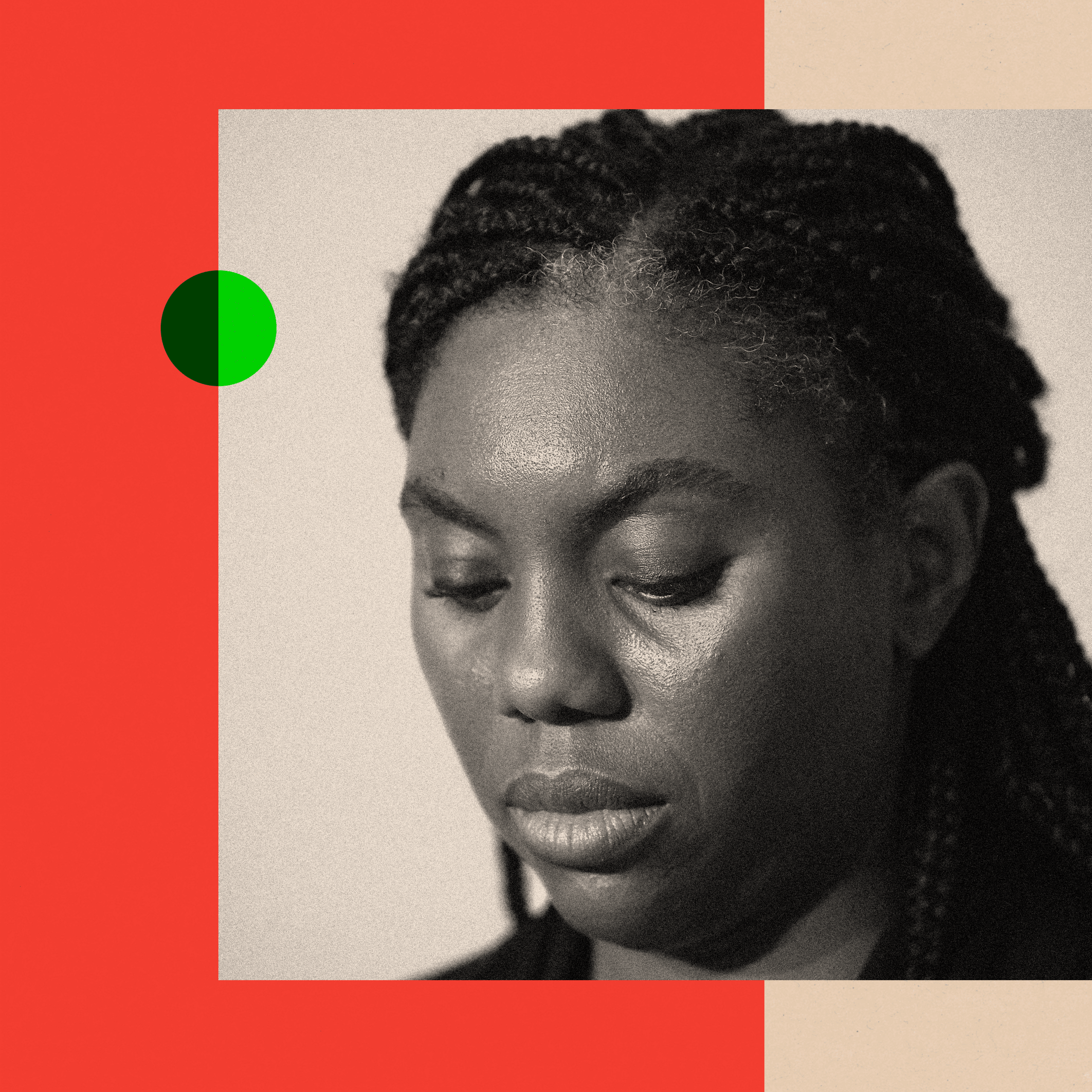 A treated image of Kemi Badenoch.
