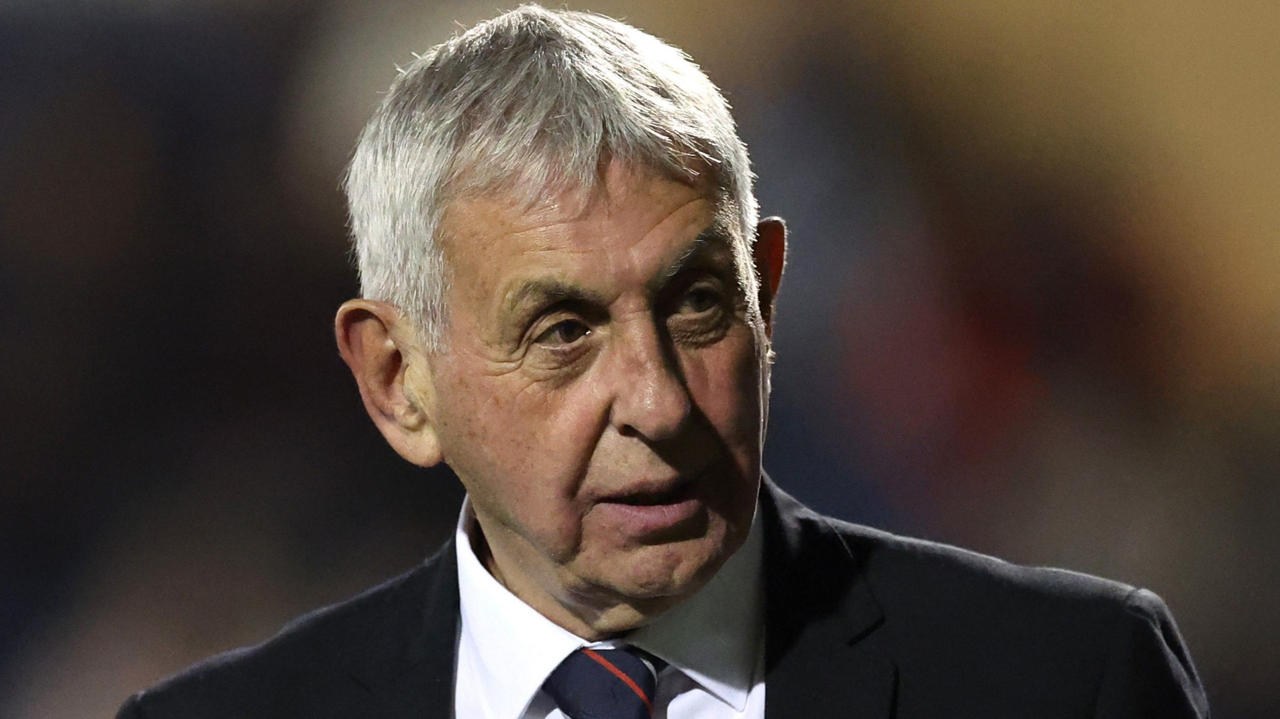 Ian McGeechan during Doncaster Knights' match against Sale Sharks in November 2024