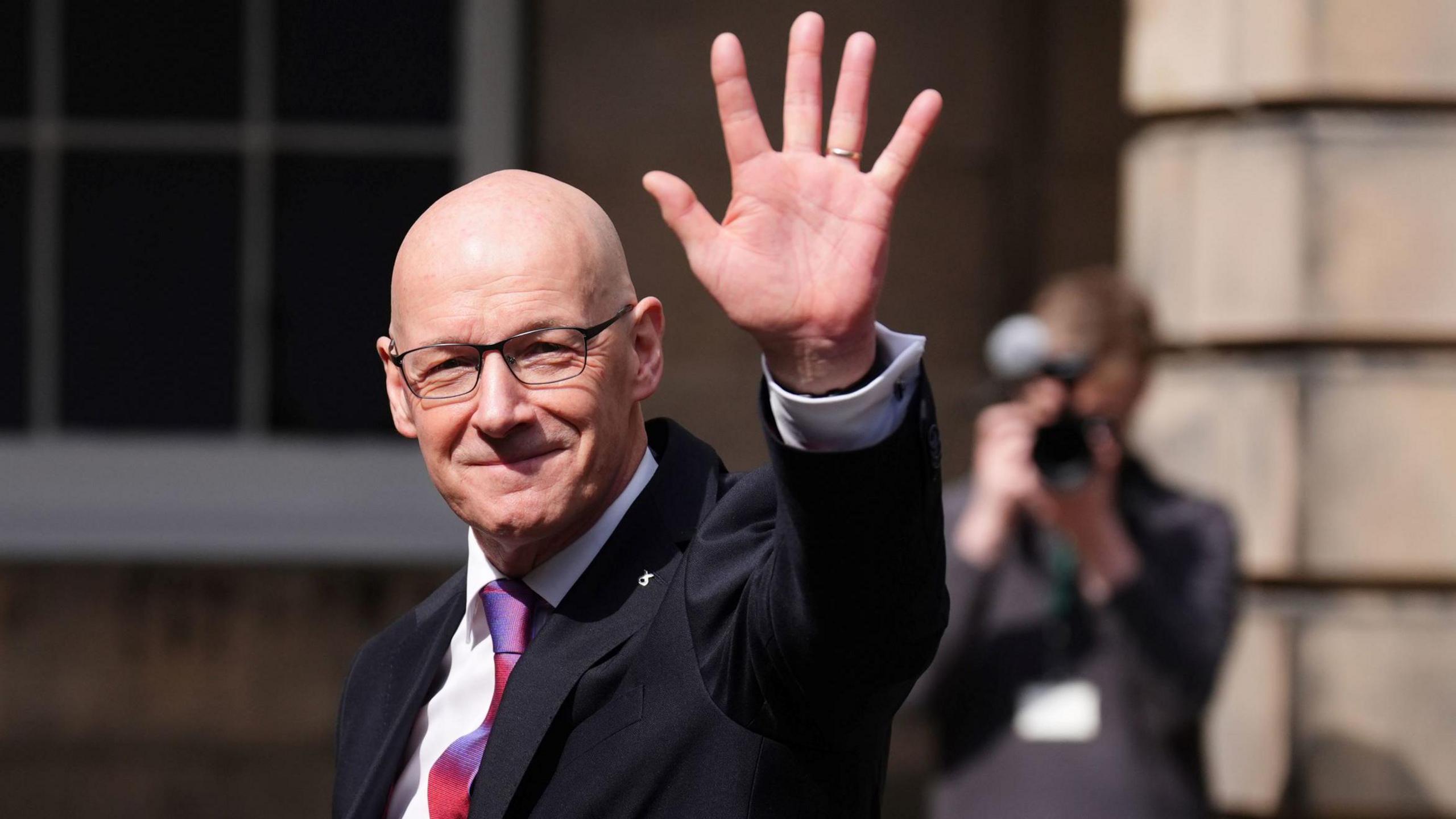 SNP leader and Scotland's first minister John Swinney