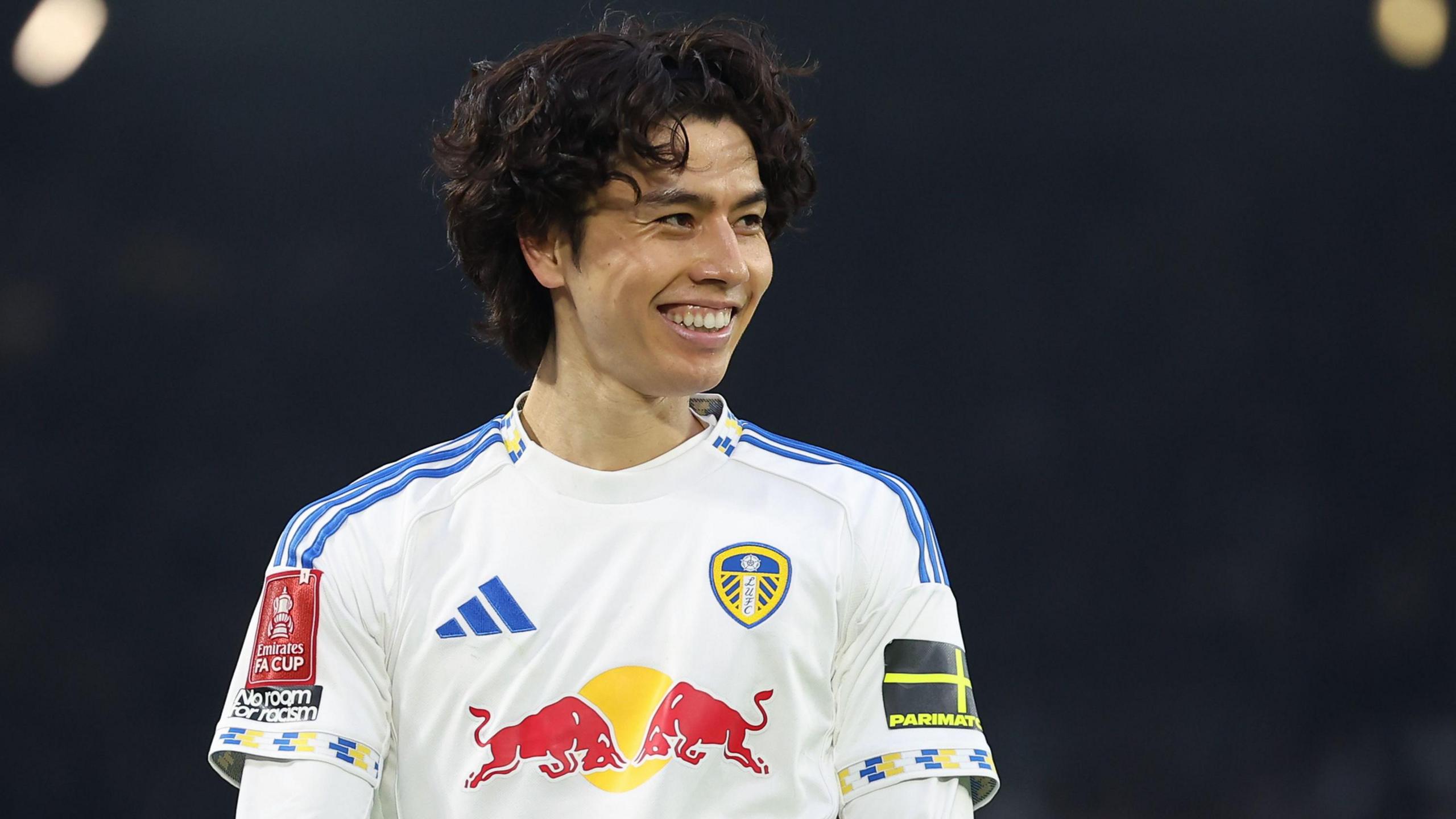 Ao Tanaka playing for Leeds