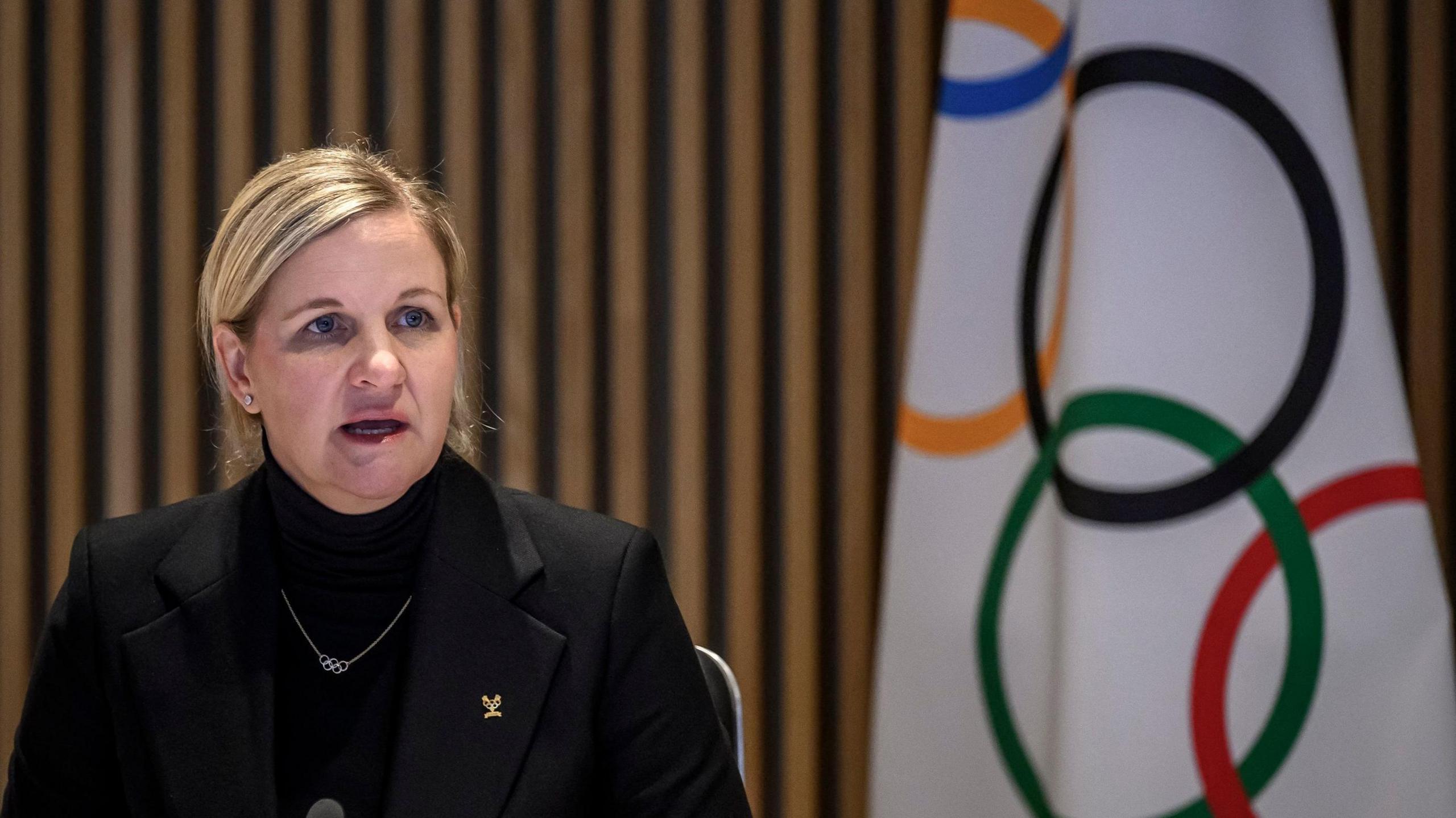 Kirsty Coventry was elected as the IOC's first female president in March