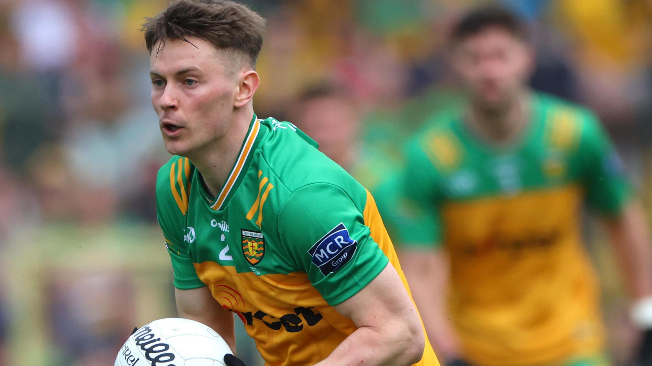 Mark Curran in action for Donegal in last month's Ulster Final