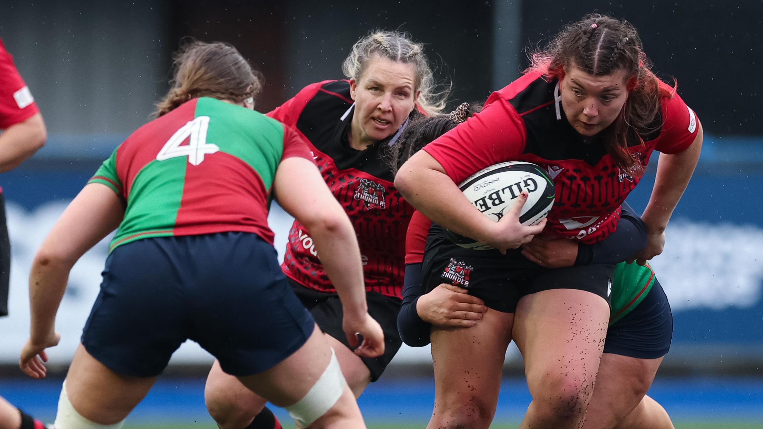 Stella Orrin of Brython Thunder drives forward