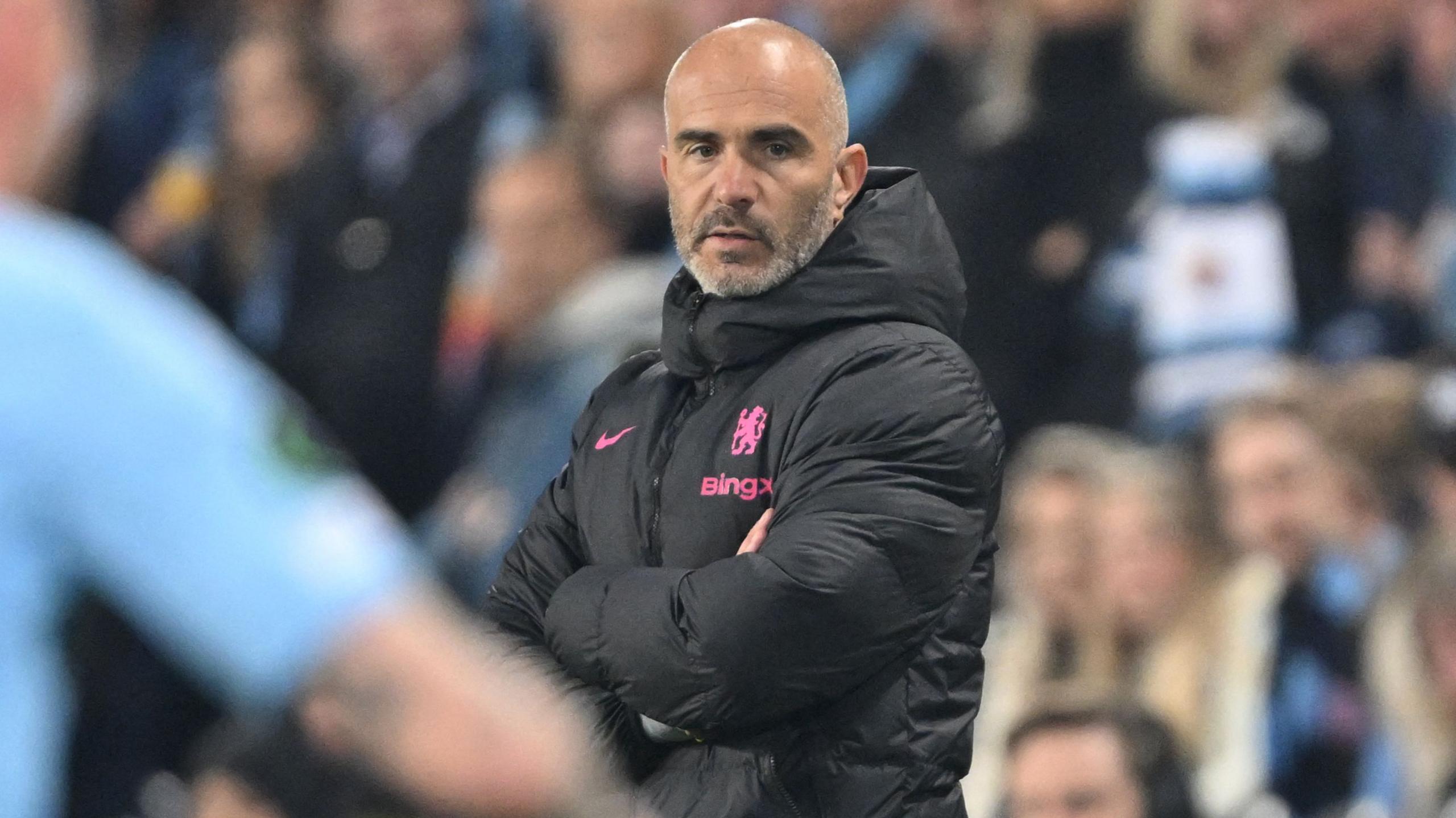 Chelsea's Italian head coach Enzo Maresca.