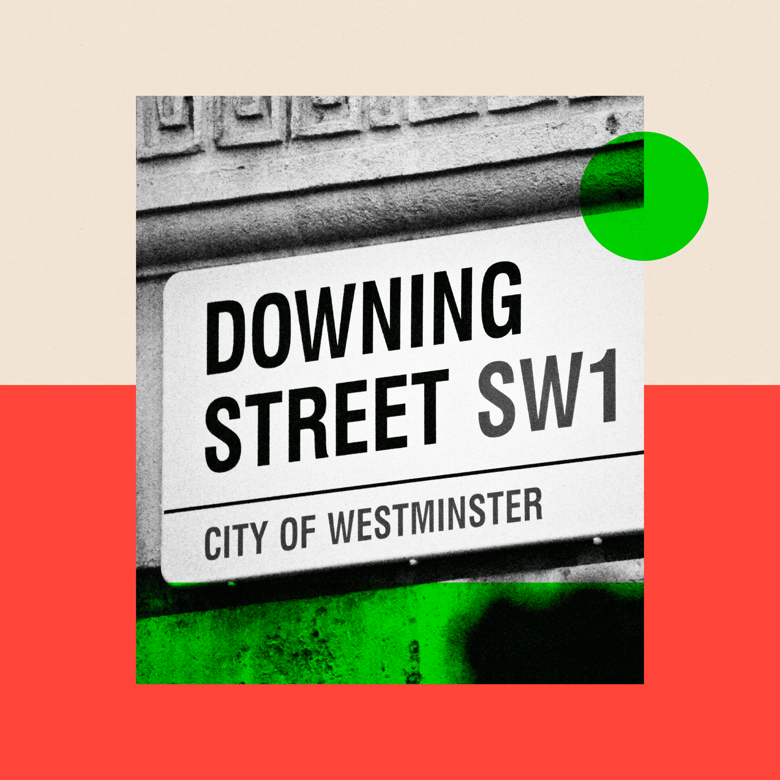 Downing Street road sign