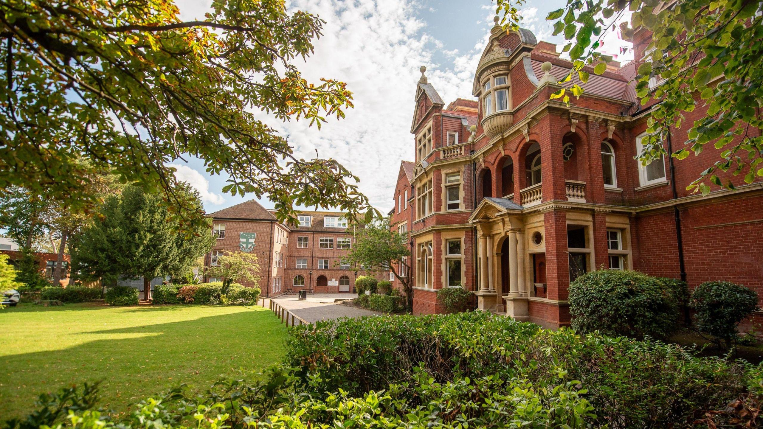 An exterior shot of Ursuline College in Westgate-on-Sea, Thanet.