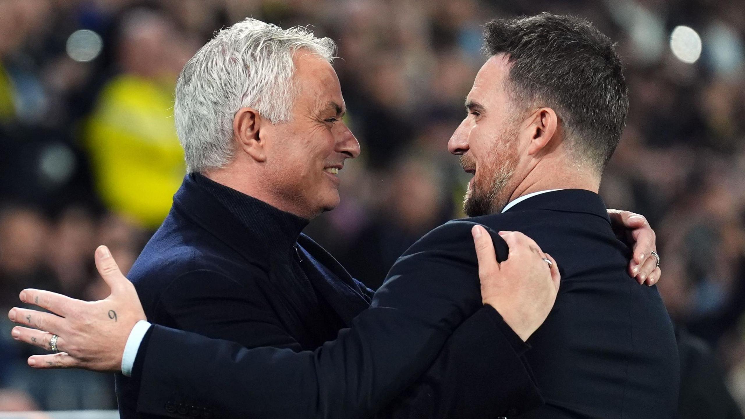 Jose Mourinho and Barry Ferguson