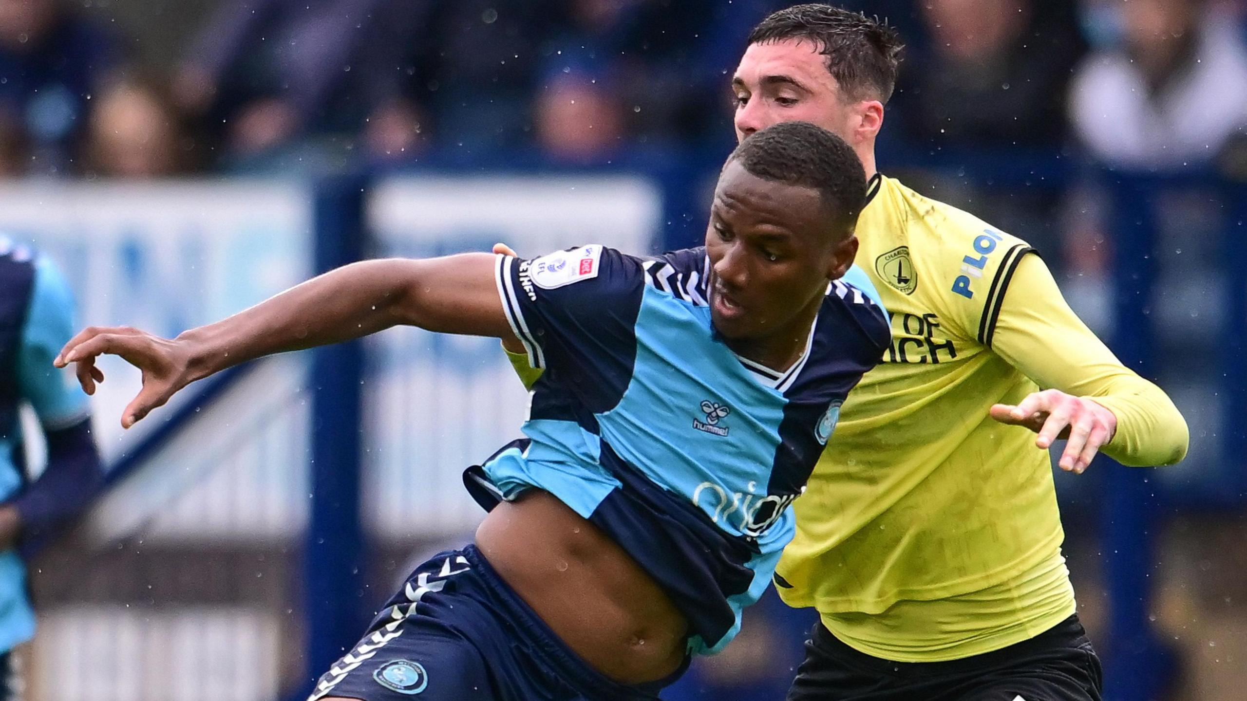 Richard Kone playing for Wycombe, who have only lost four home league games this season
