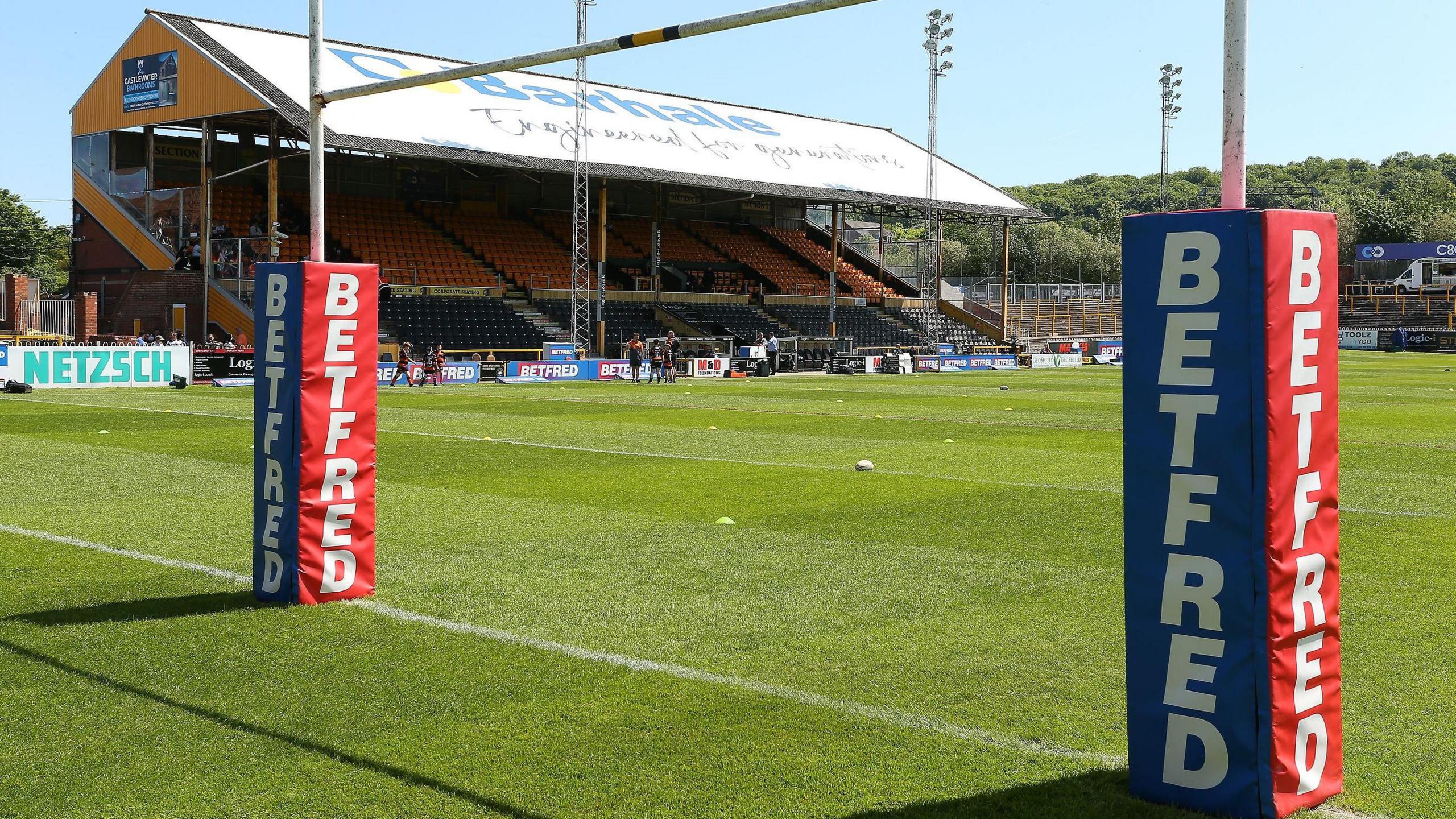 A view of Castleford Tigers' ground