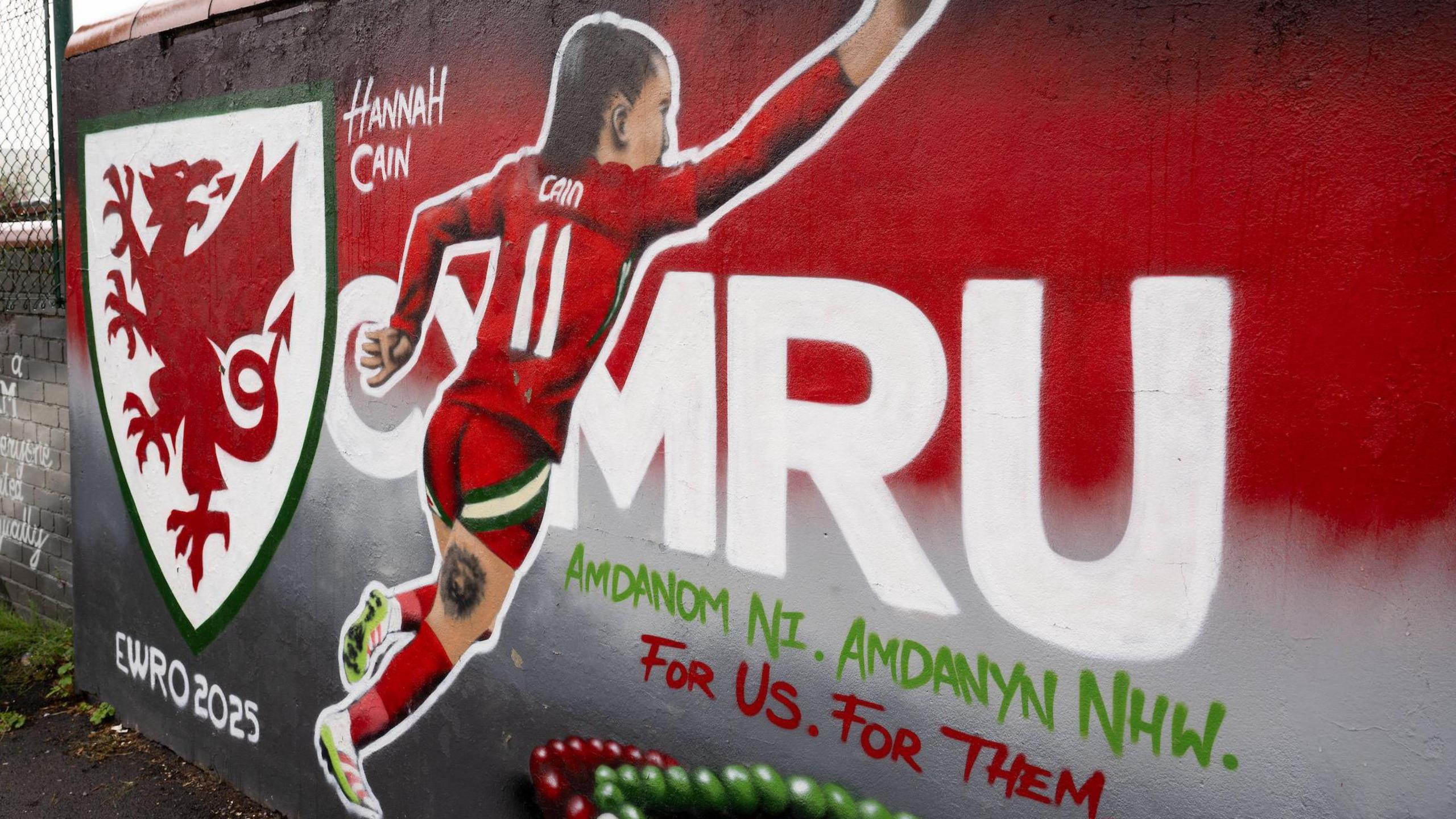 Hannah Cain mural