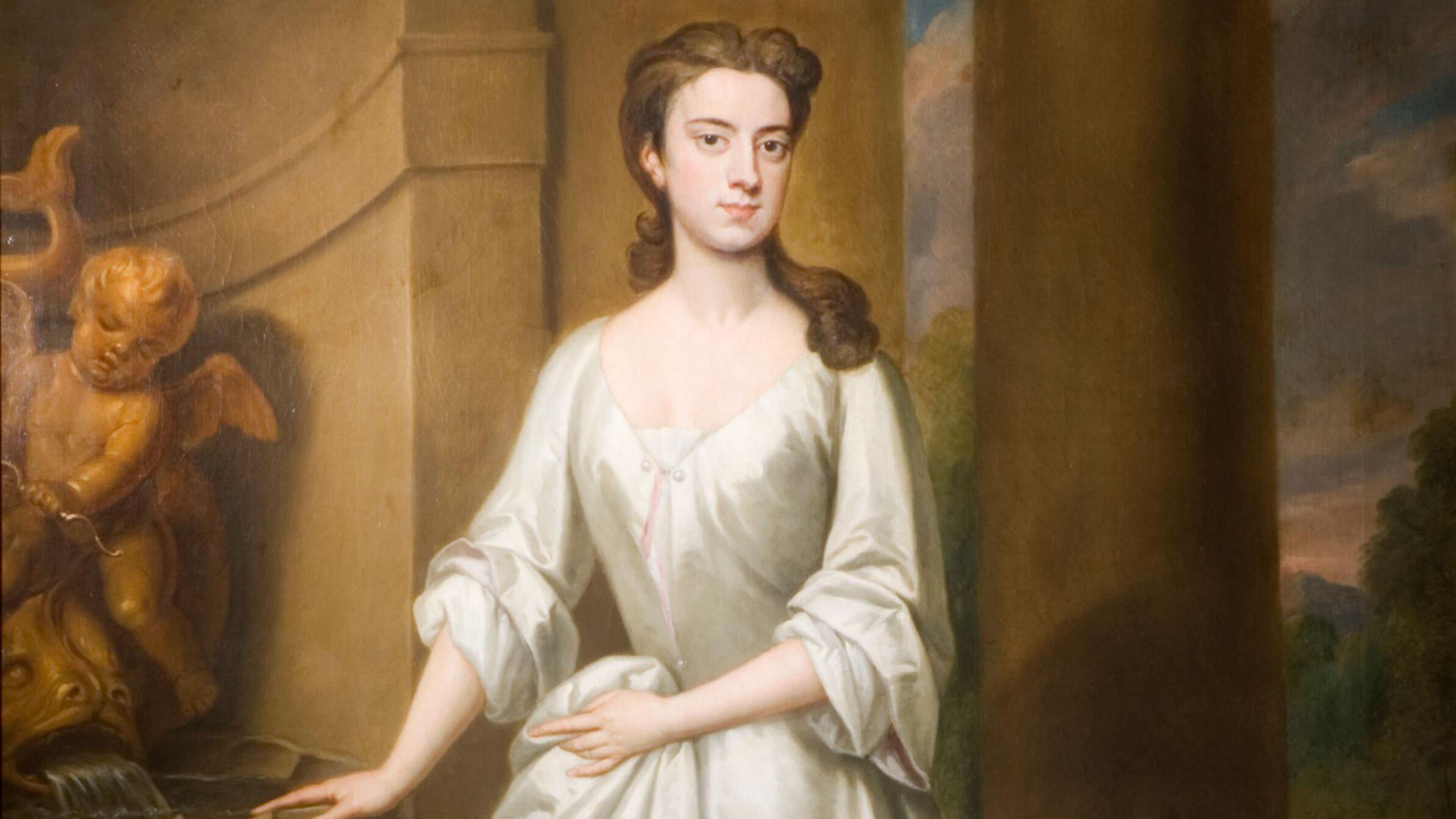 A painted portrait of Mary Watson-Wentworth by Sir Godfrey Kneller.