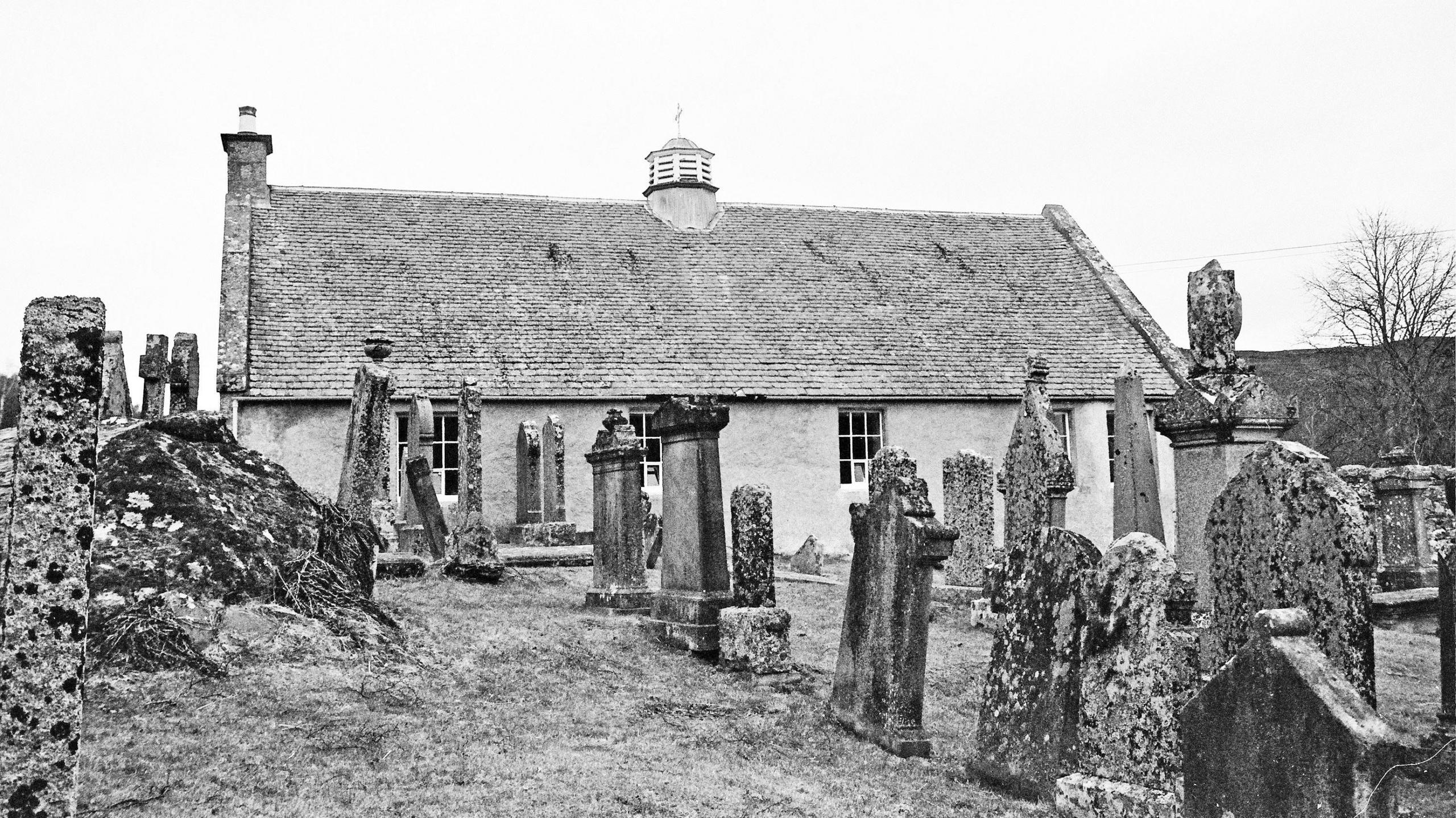Seann dealbh de dh'Eaglais Dhùn Fhlichididh