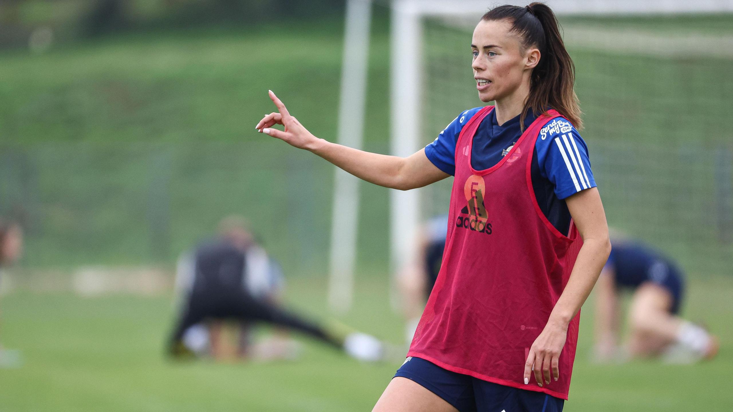 Laura Rafferty in training