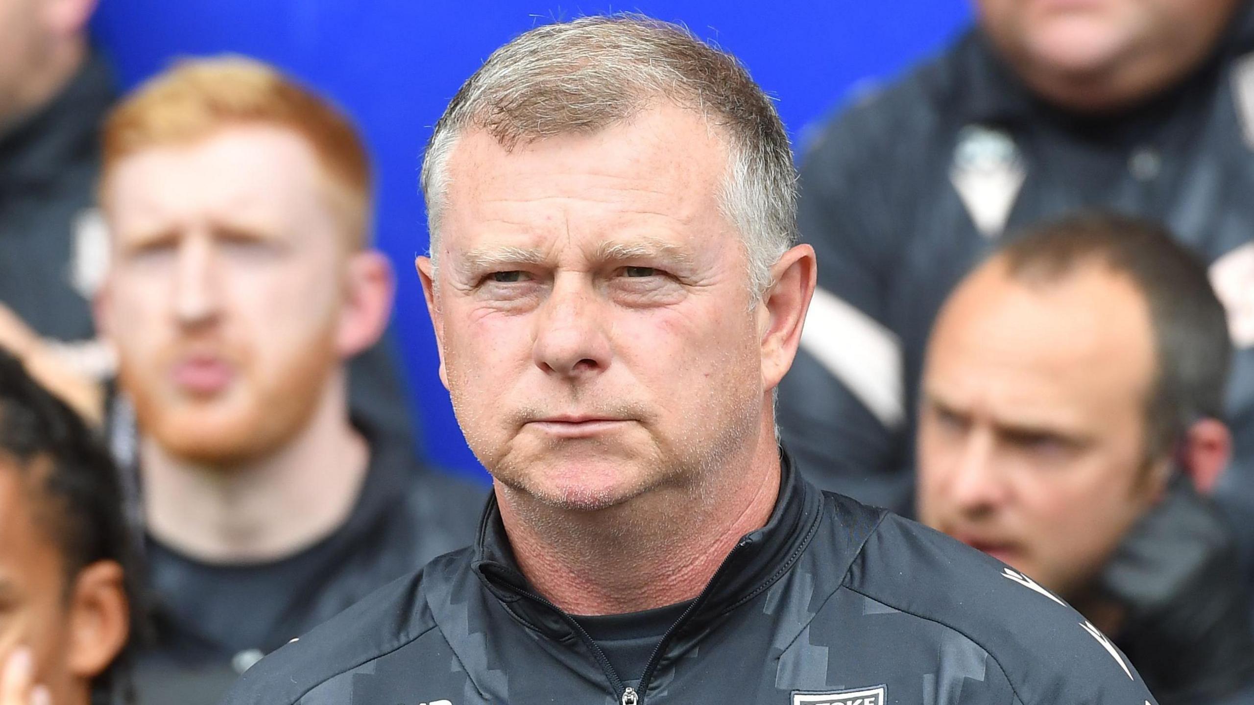 Stoke City manager Mark Robins