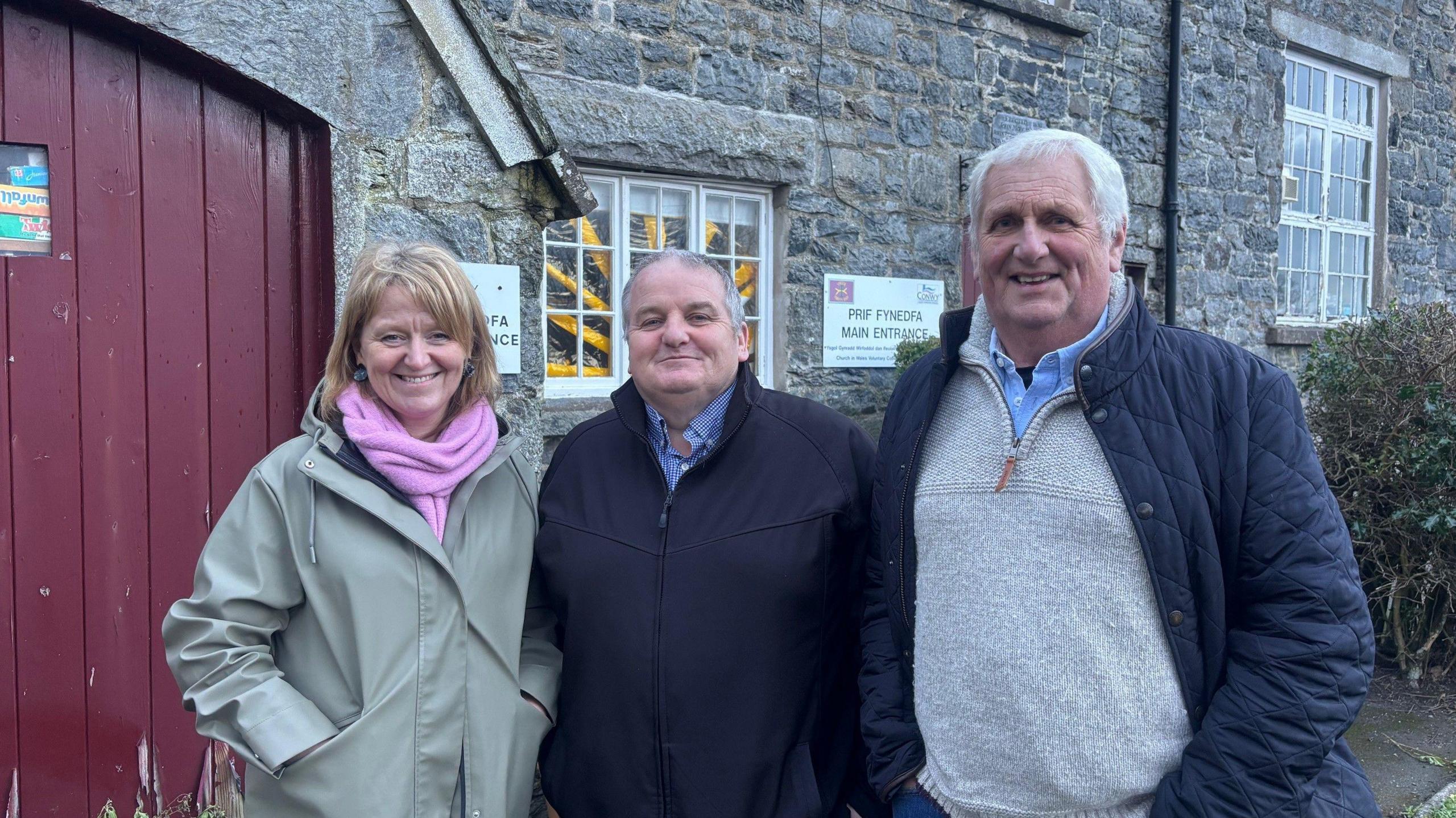 Dafydd Jones, Awel Jones a Glyn Roberts